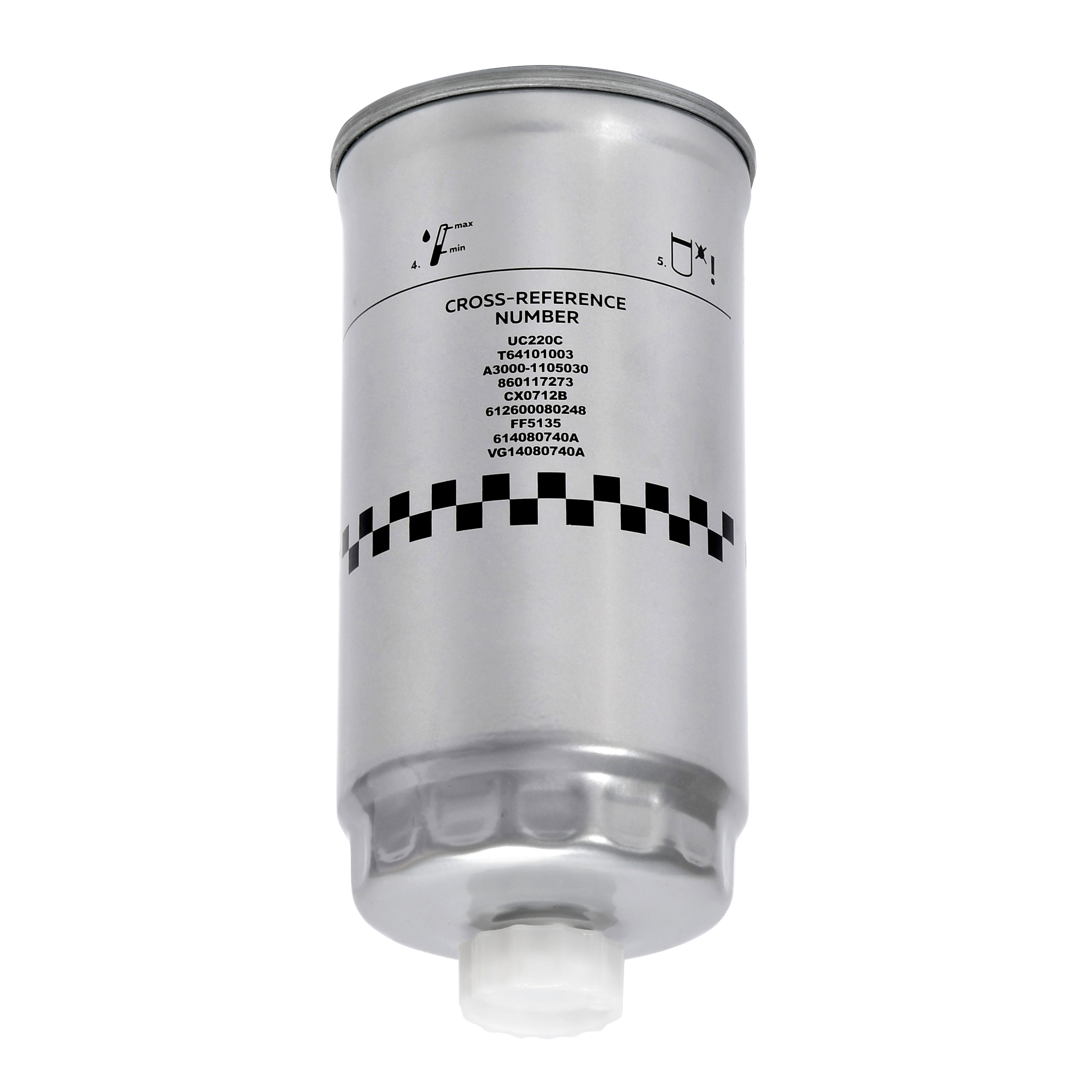 Фильтр топливный UC220C (AST1680/T64101003/A3000-1105030/860117273/CX0712B/612600080248/FF5135/614080740A/VG14080740A) AST Silver