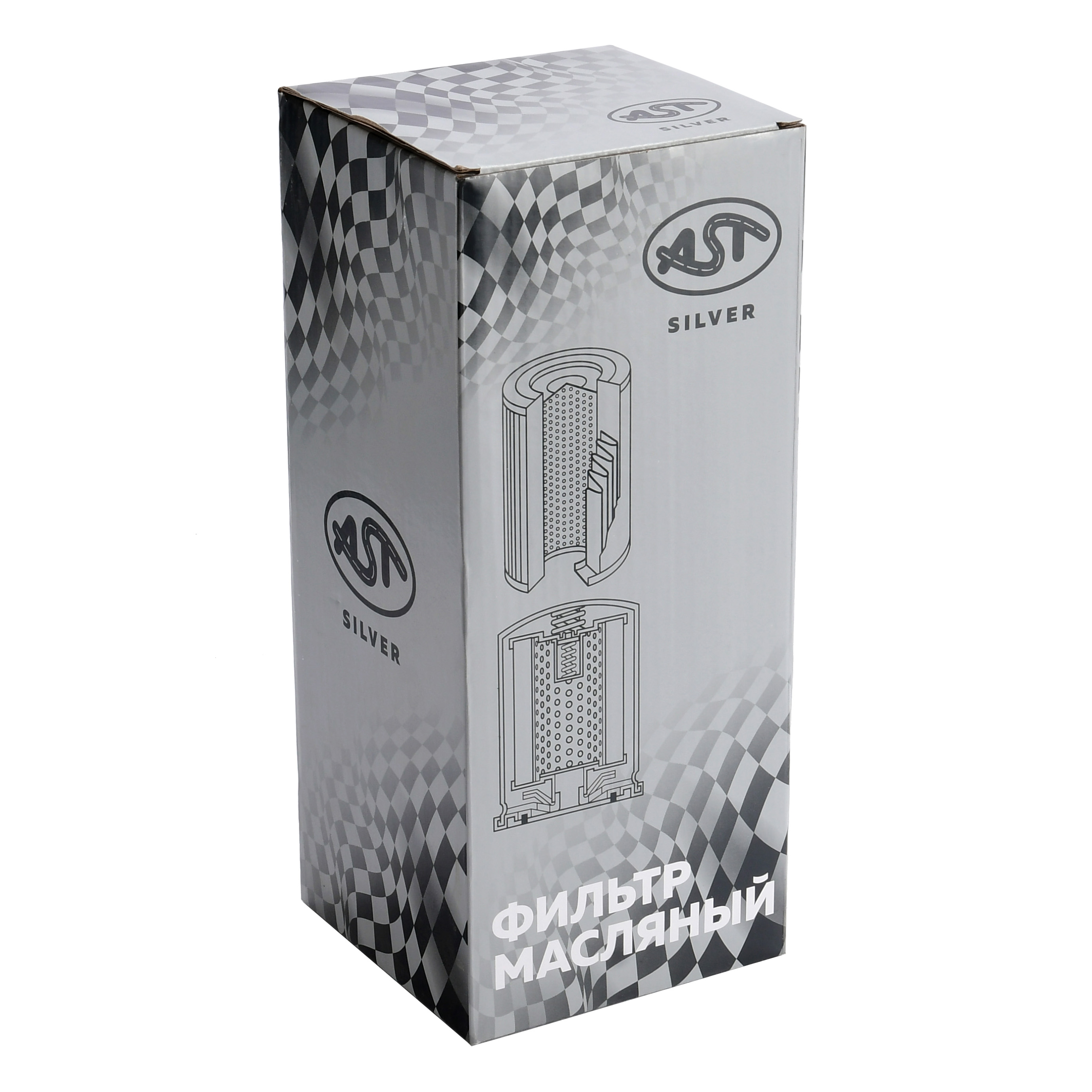 Фильтр масляный JX1023 WP7 / ЯМЗ 5344, 5340.1012075 (AST1640/658-1012075/5340-1012075/1000442627/1002018137/1002011678//0451403001) AST Silver