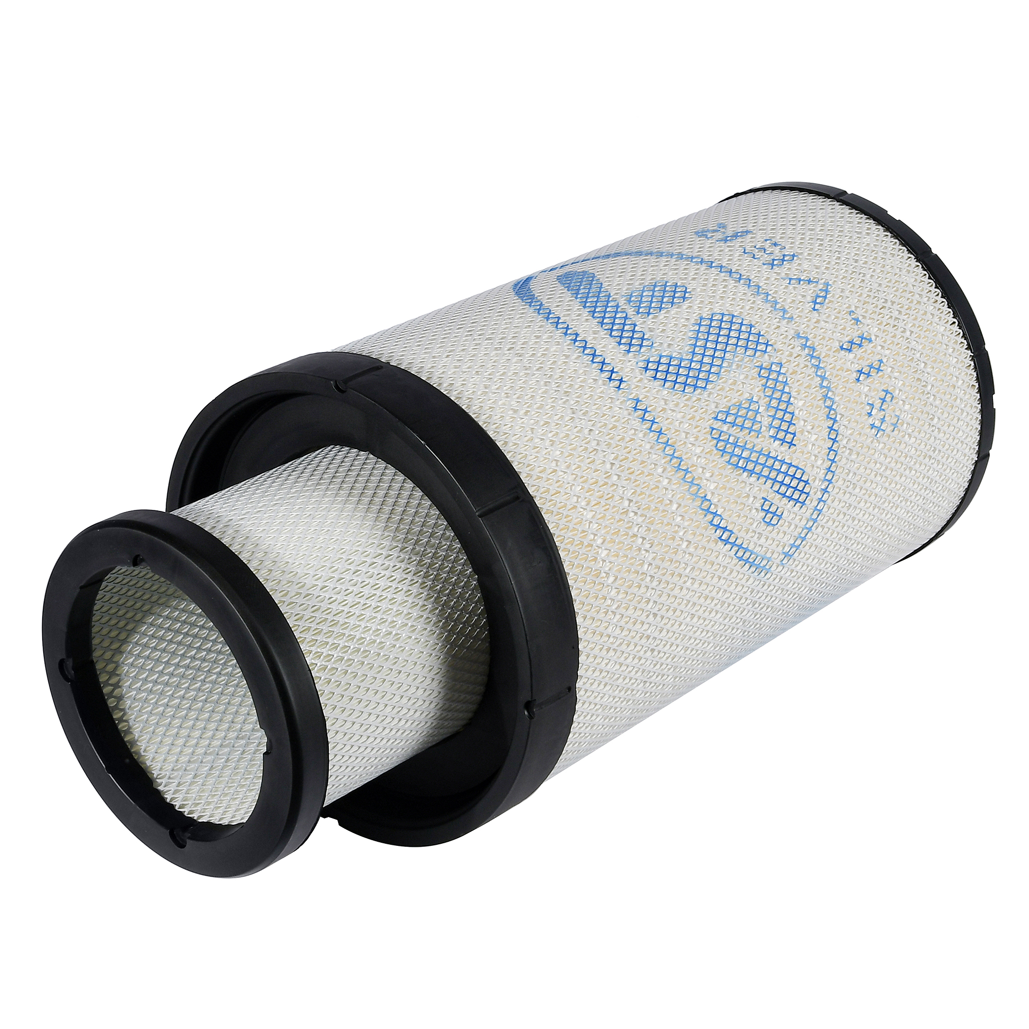 Фильтр воздушный 3050 SHAANXI E3/4 +X3000/M3000 тягач (к-кт) (AST1595/AF26433/AF26434/DZ9112190328 JX) AST Silver