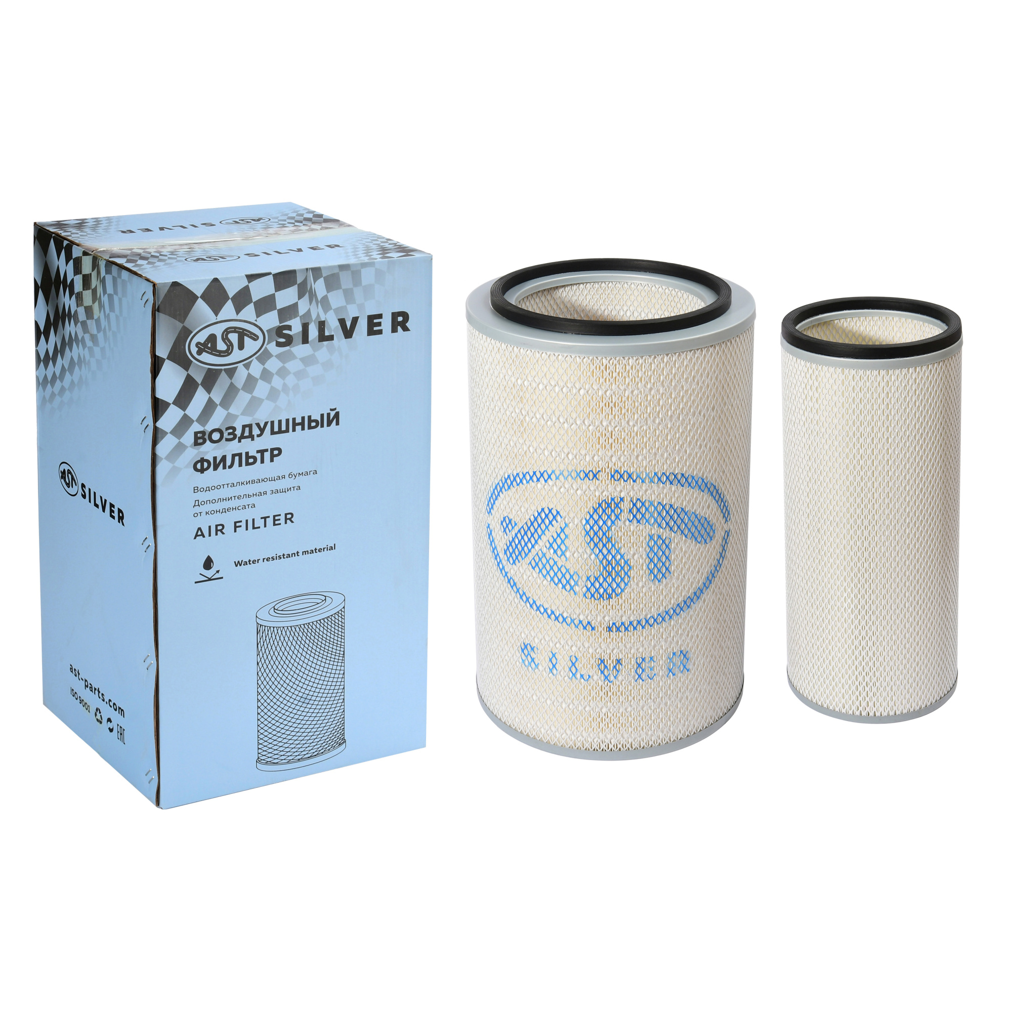 Фильтр воздушный 3046 HOWO (AST1593/6128817320/WG9719190001-1) AST Silver
