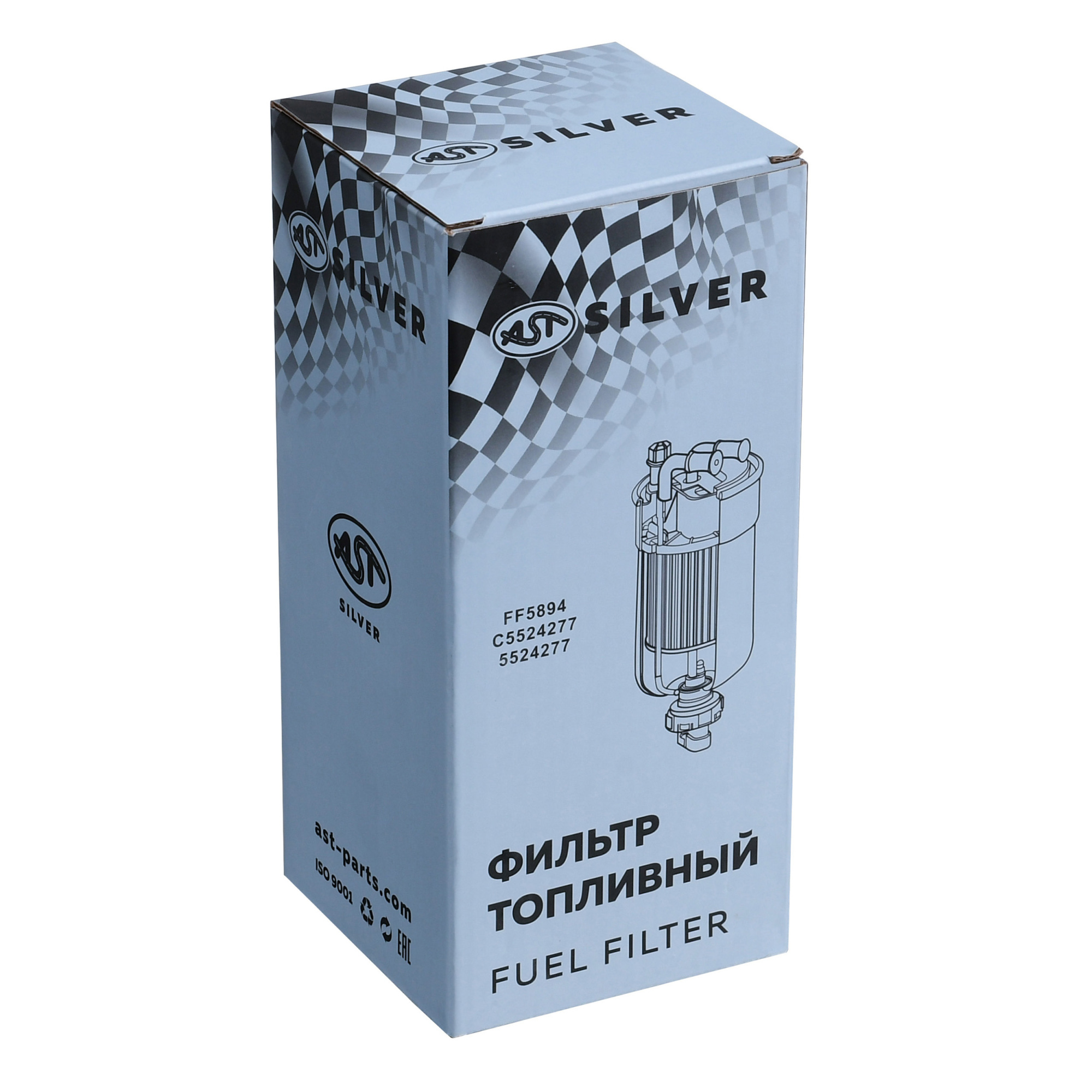 Фильтр топливный CUMMINS DONG FENG GX (AST1654/FF5894/C5524277/5524277) AST Silver