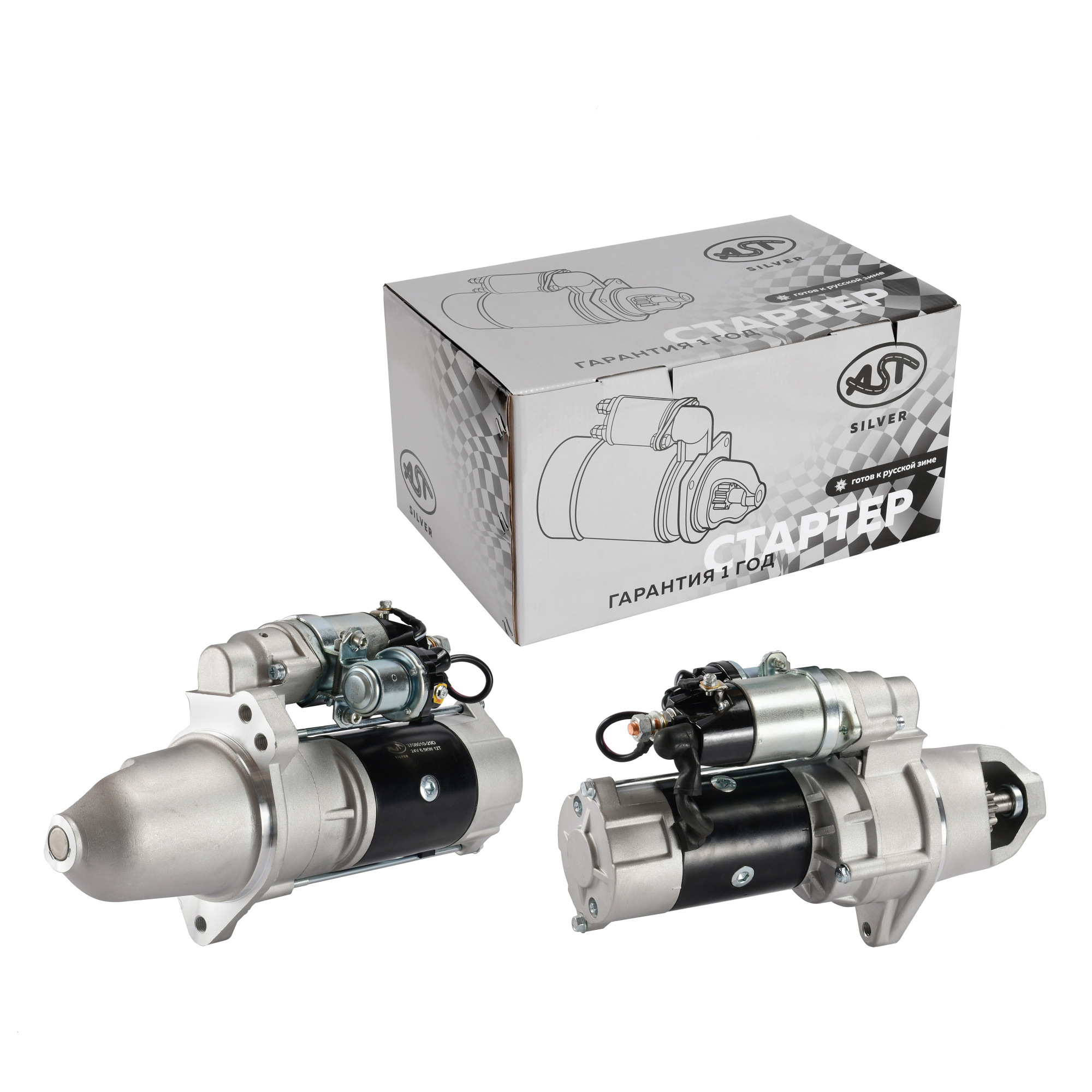 Стартер FAW J5/J6 CA6DL/CA6DL2 12 зуб. (AST1393/QDJ276/3708010-29D) AST Silver