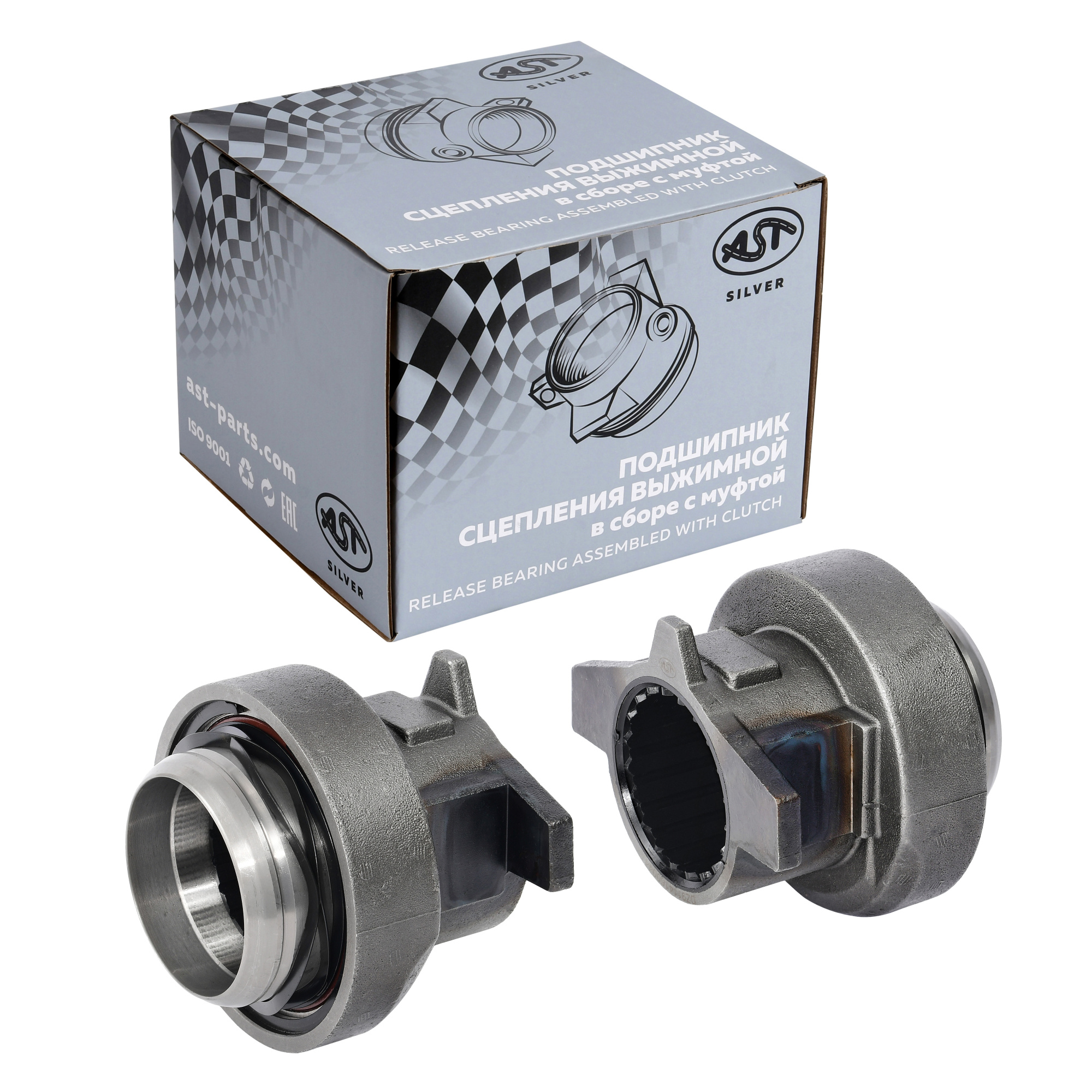 Подшипник выжимной 430 HOWO T5G/SHAANXI X3000 обратный выжим (AST1136/AZ992116003001/DZ9114160044/86CL6395F0J) OEM AST Silver
