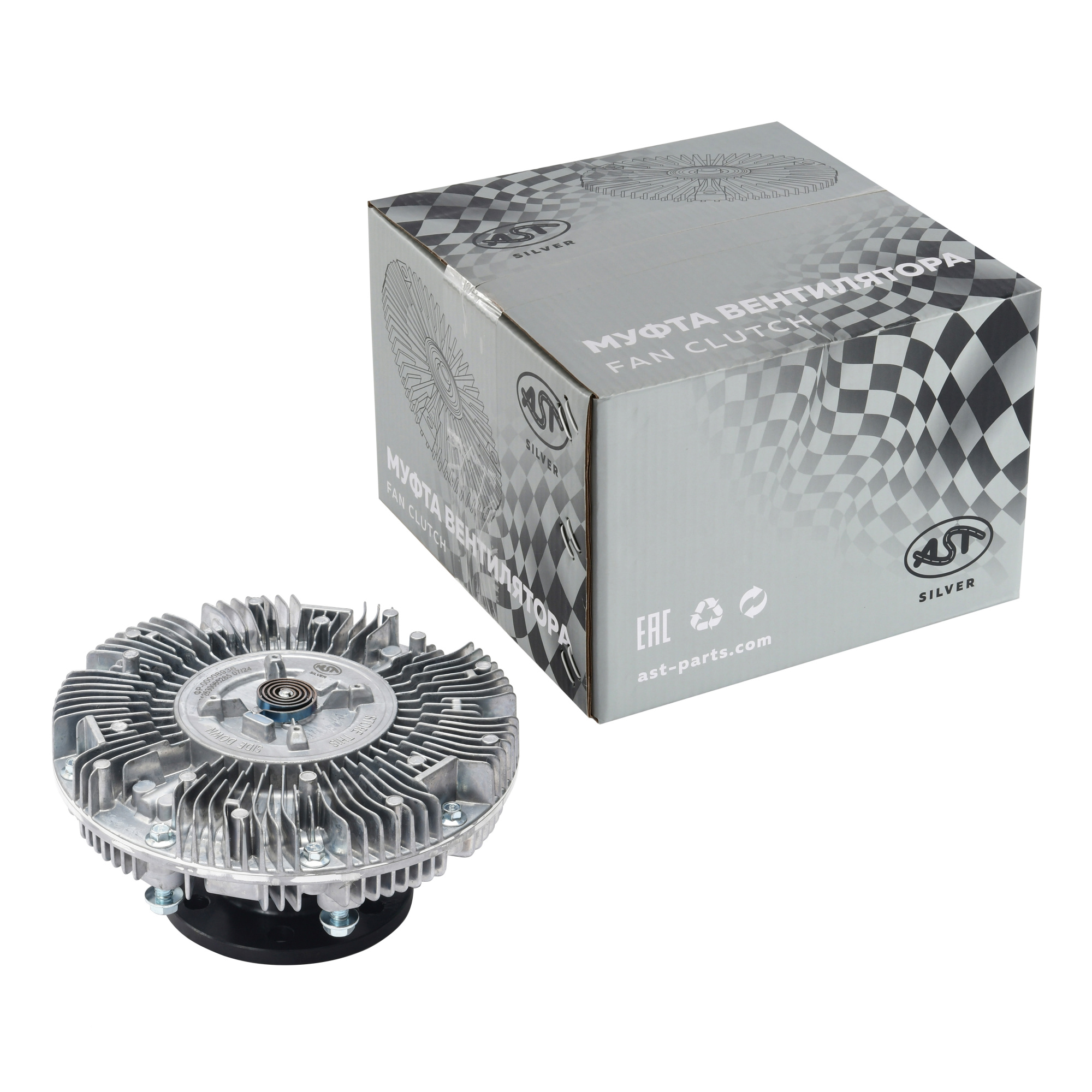 Муфта вентилятора WP12/M11 гидравлическая (AST1104/612630060285) OEM AST Silver