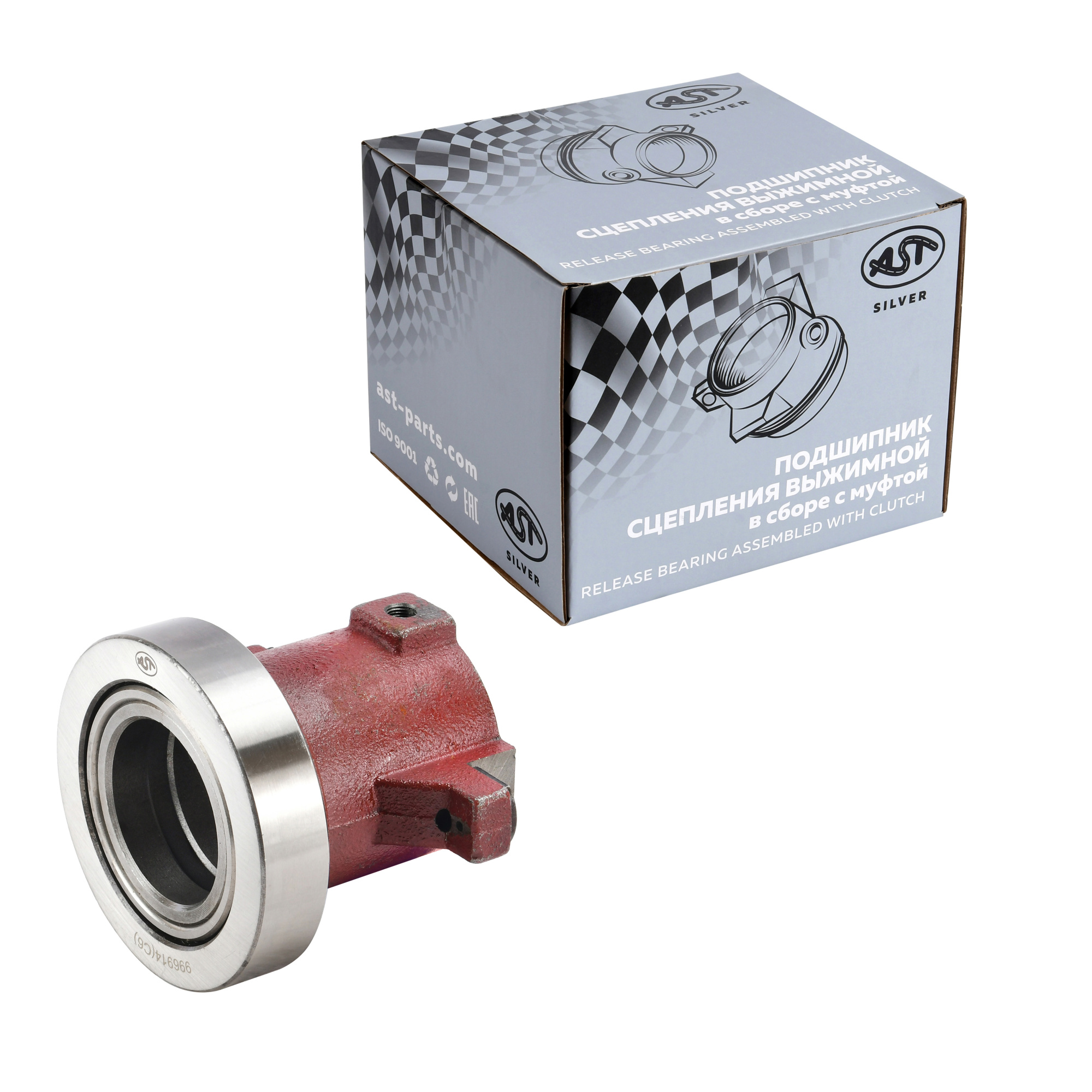 Подшипник выжимной 420 мм в сборе с муфтой SHAANXI (AST1134/996914+11203муфта) OEM AST Silver