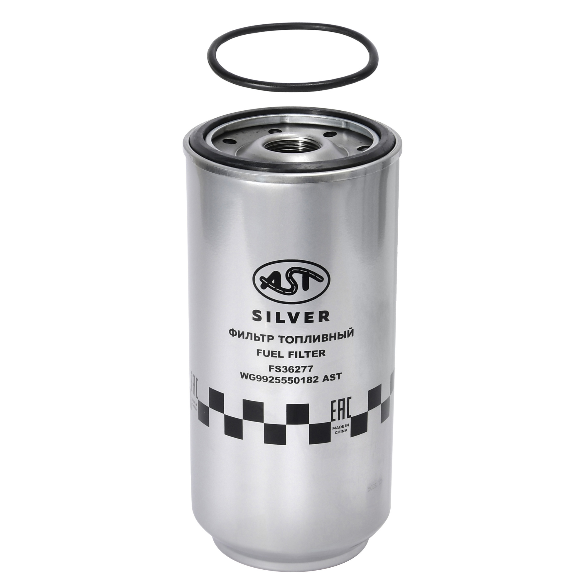 Фильтр топливный HOWO T5G/MAN без колбы (AST1666/FS36277/WG9925550182/2) AST Silver