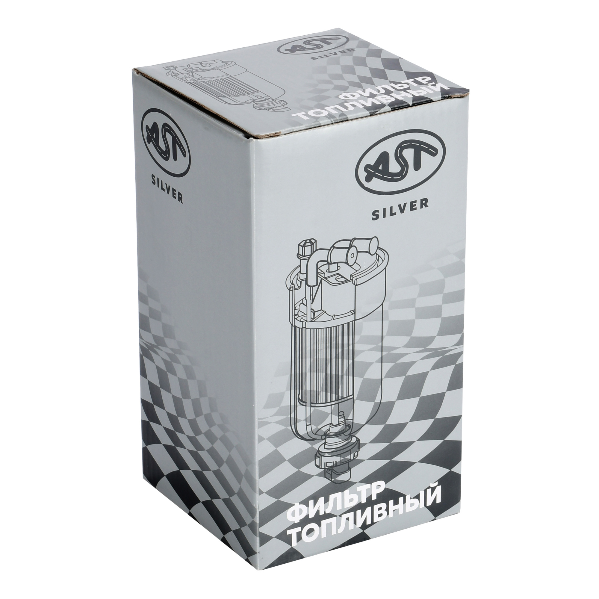 Фильтр топливный FAW J7 4180 (AST1662/1117050-M50-02000) AST Silver