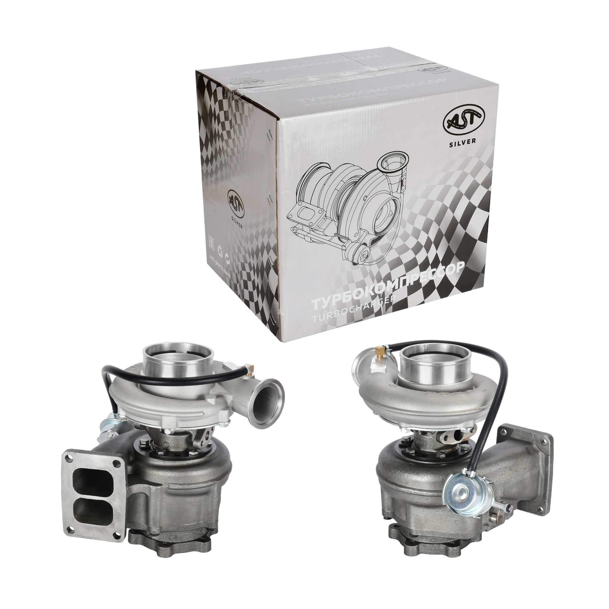 Турбина  WP10 Е4 под фланец (AST1505/612601111012) AST Silver
