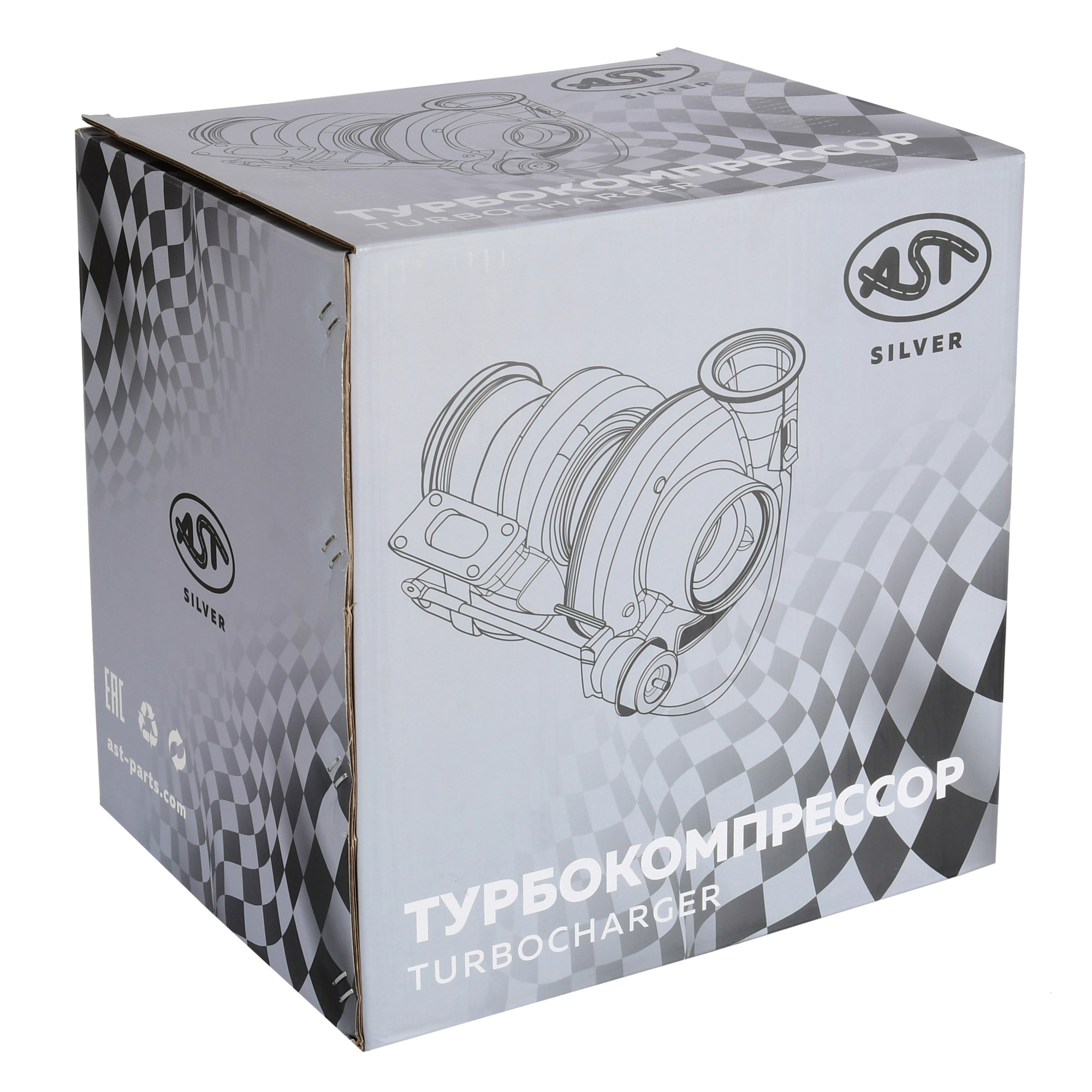 Турбина WD10 под фланец J90S-2, CDM855 (AST1552/61561110227A/723117-5004) AST Silver