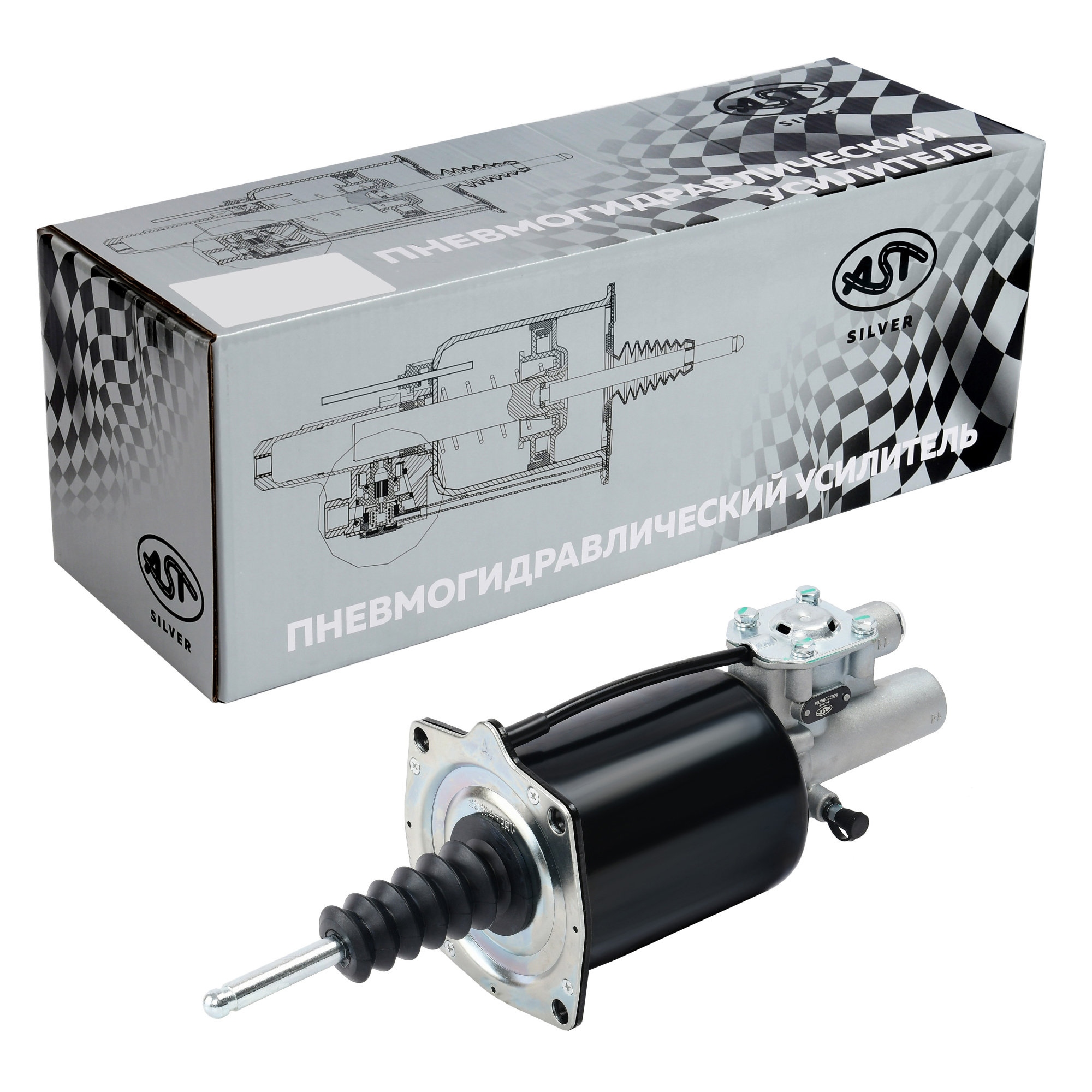 ПГУ FAW J6 ВЫХОДЫ НАЗАД (С КЛАПАНОМ) (AST1122/1602300A70A) OEM AST Silver
