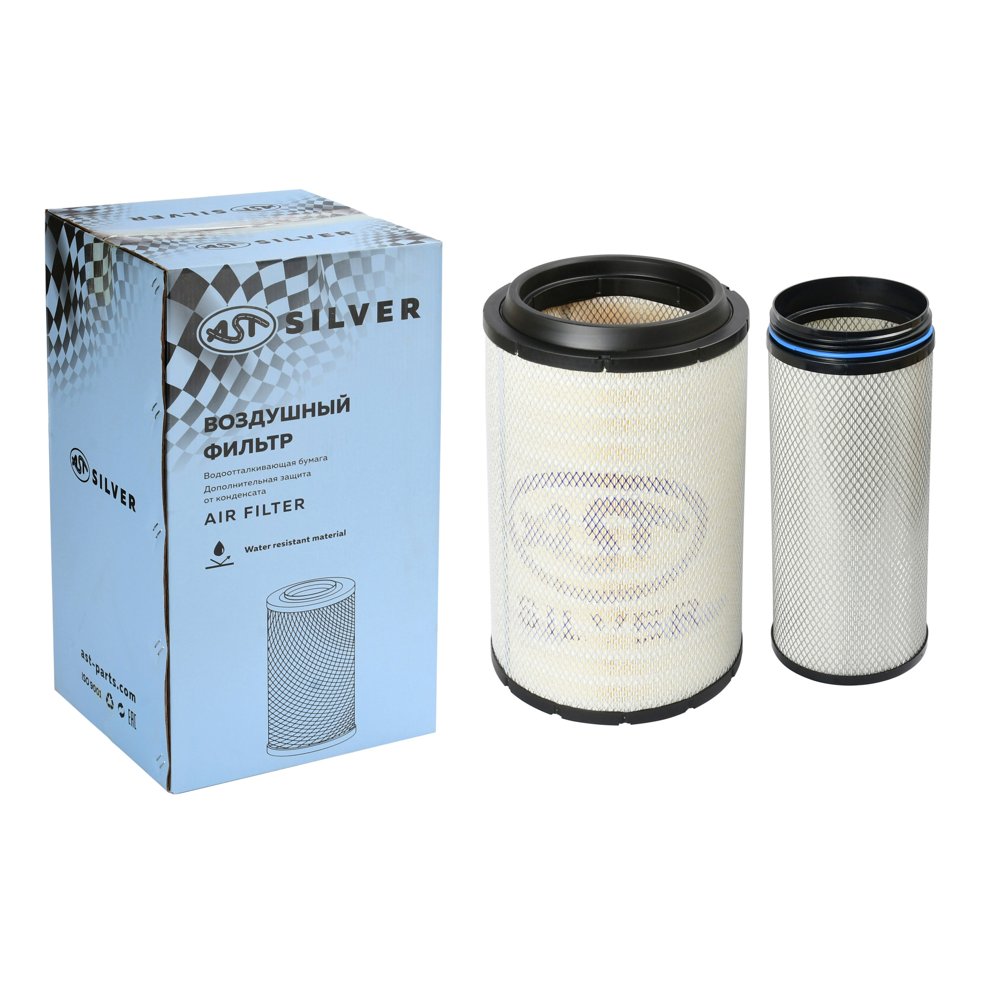 Фильтр воздушный 2841 (AST1585/WG97251901021) AST Silver