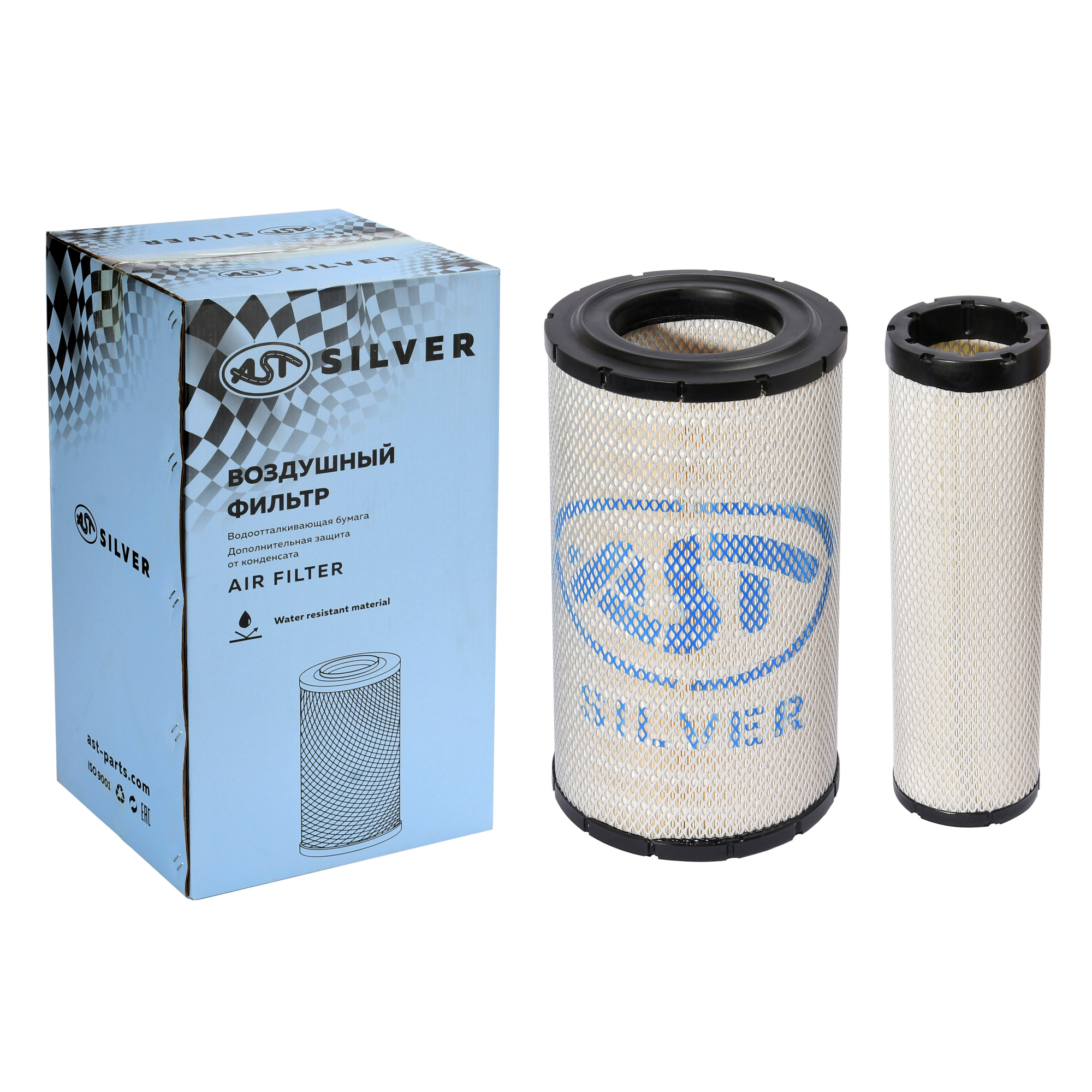 Фильтр воздушный KW2242 (2240) DEUTZ WP6G (AST1610/4110002852014/13065627/13069706/860135416) AST Silver