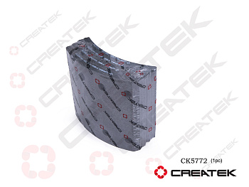 Накладка тормозная передняя DF 210х180 d=8 CREATEK