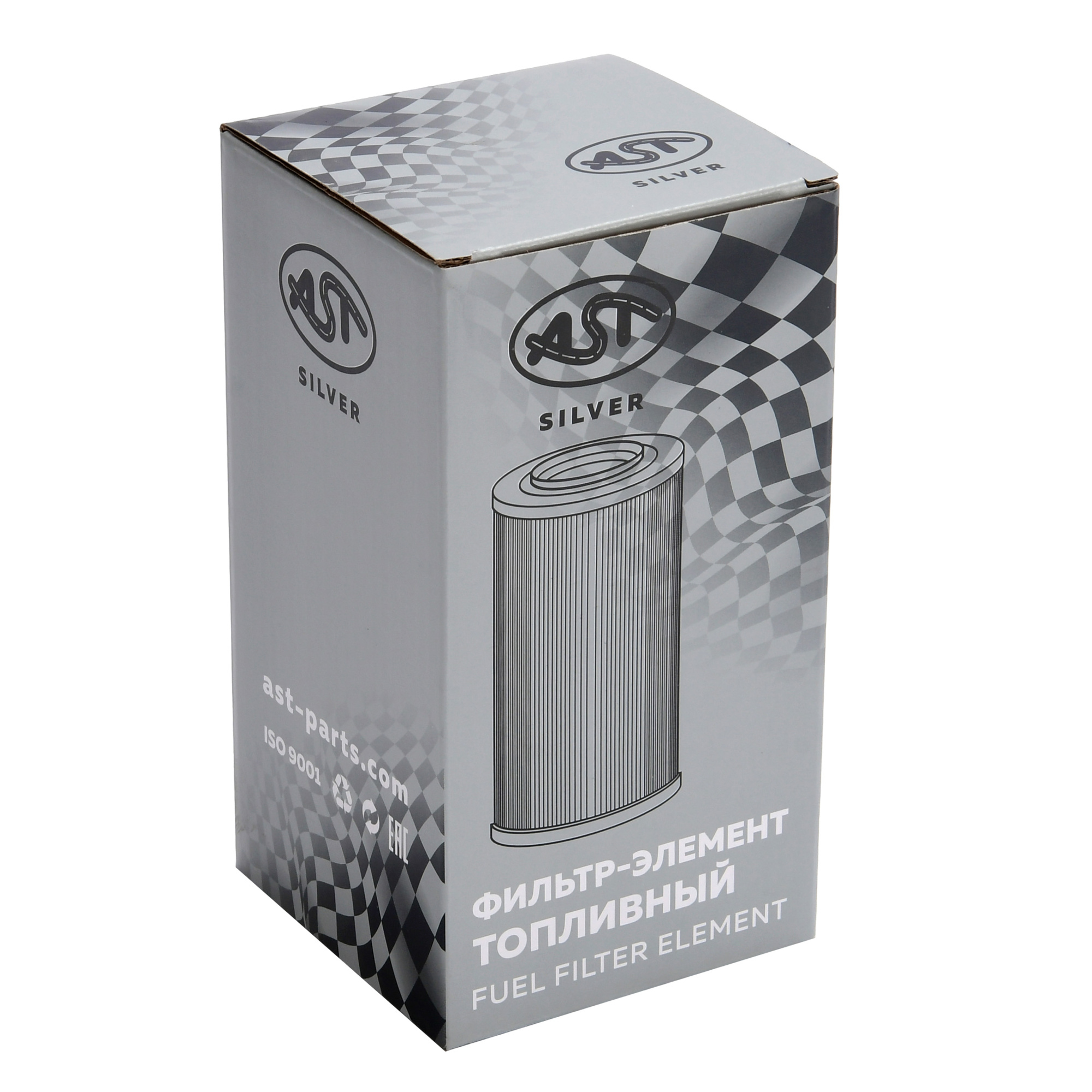 Фильтр-элемент FOTON 4189/4259 топливный 80x185 ISG12 E5 (AST1690/5486894/FF63046) AST Silver