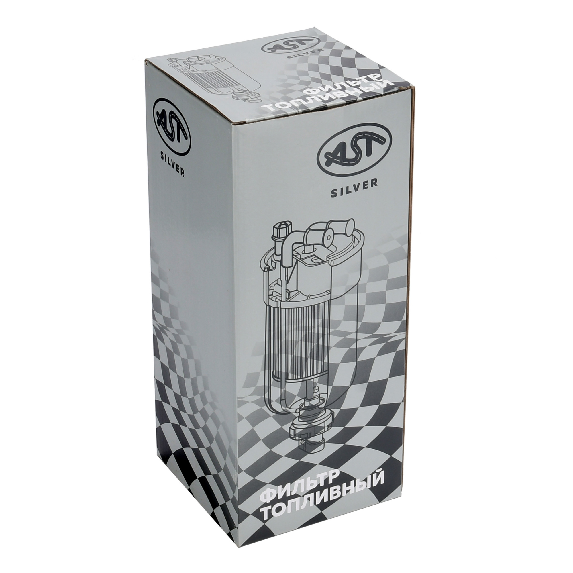 Фильтр топливный DONG FENG GX DFH4180 CUMMINS ISZ14 E5/E6 (AST1660/5472312/4960198/5656318/SN40759/4365703/91FG0/H861WK/C4389070/FF5891NN) AST Silver