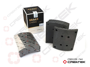 Накладка тормозная зад. короткая 175х220 F3000 CREATEK