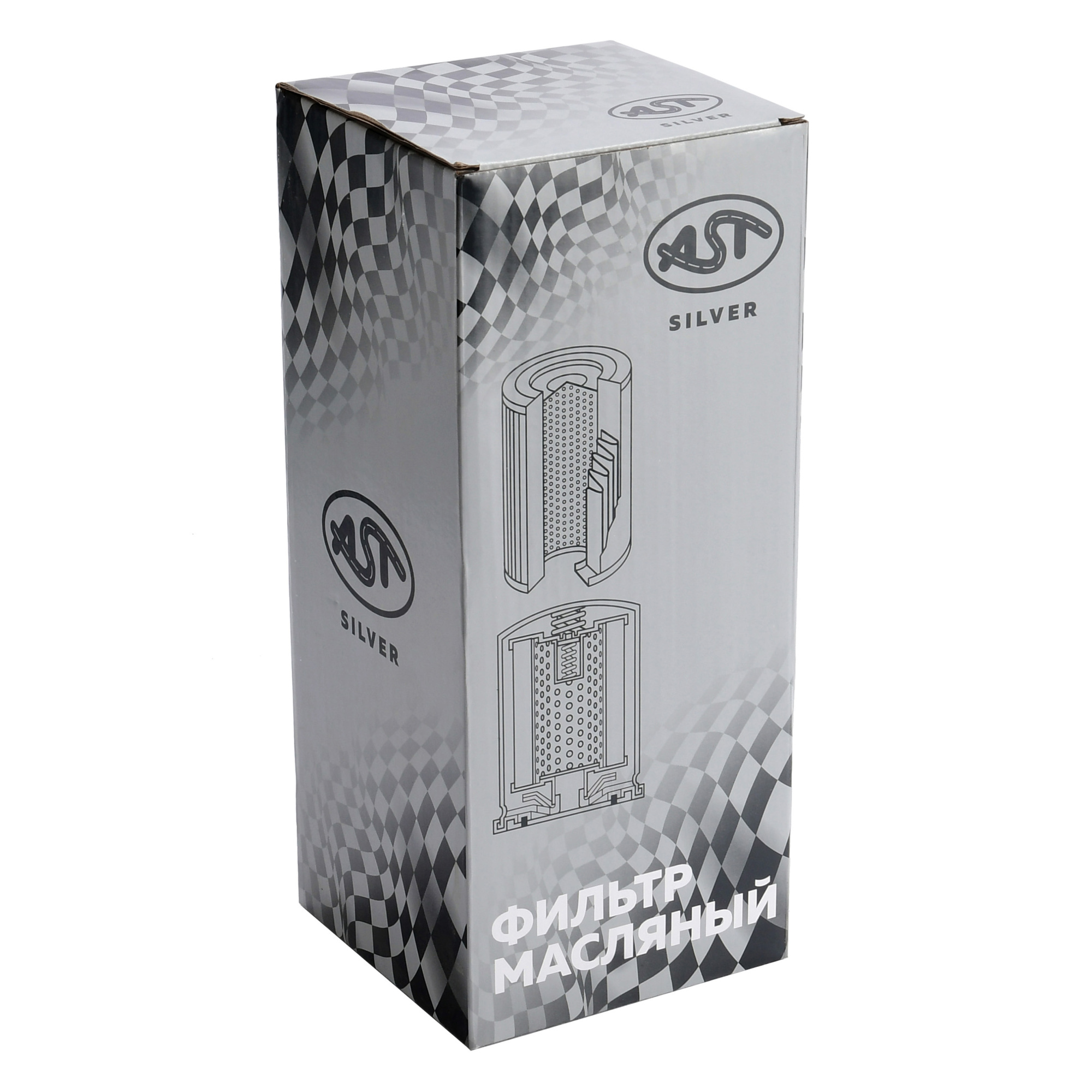 Фильтр масляный JX1023 FAW J6/J7 4180 4250 (AST1633/1012010-M18-054W) AST Silver