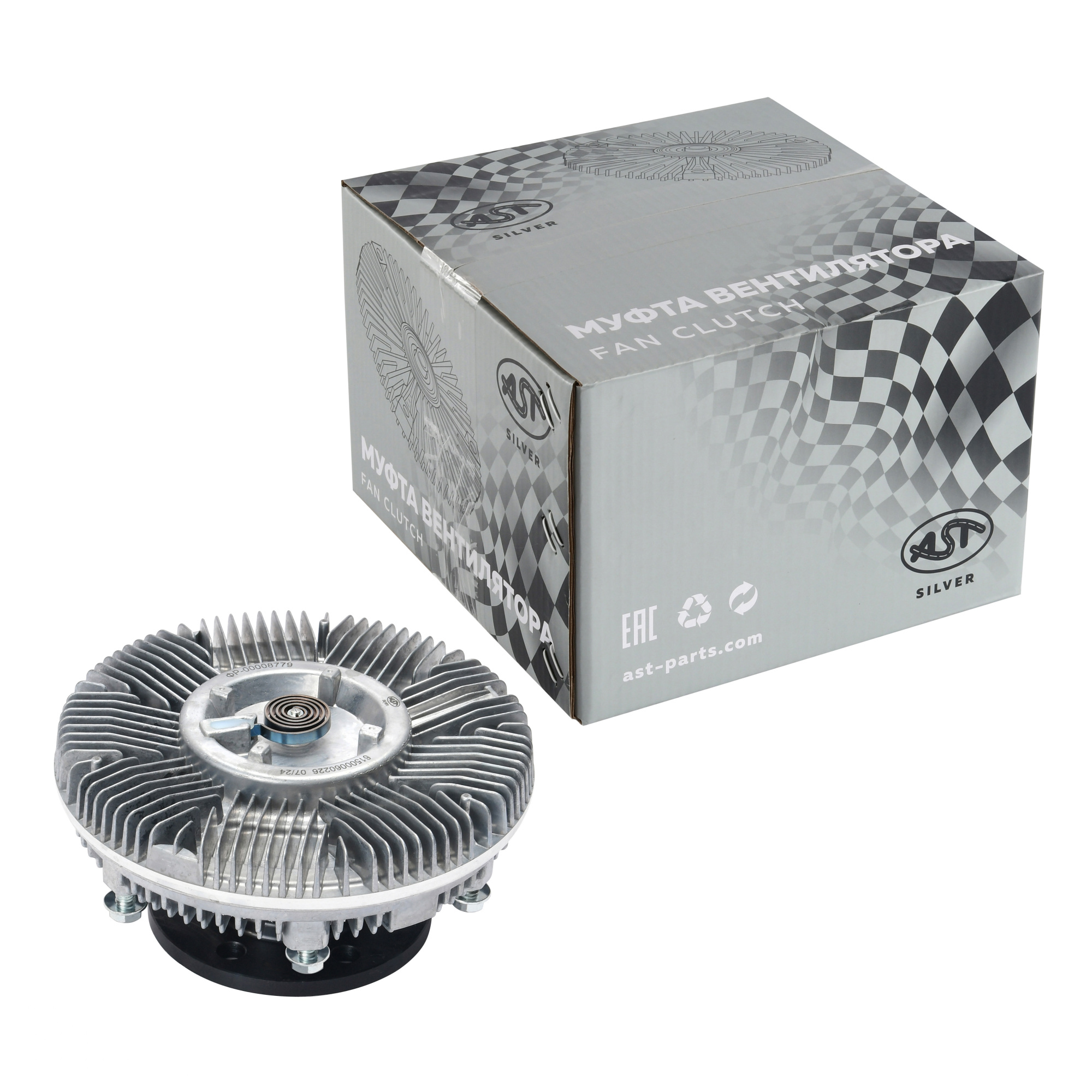 Муфта вентилятора WD615/WP10 гидравлическая (AST1099/61500060226) OEM AST Silver
