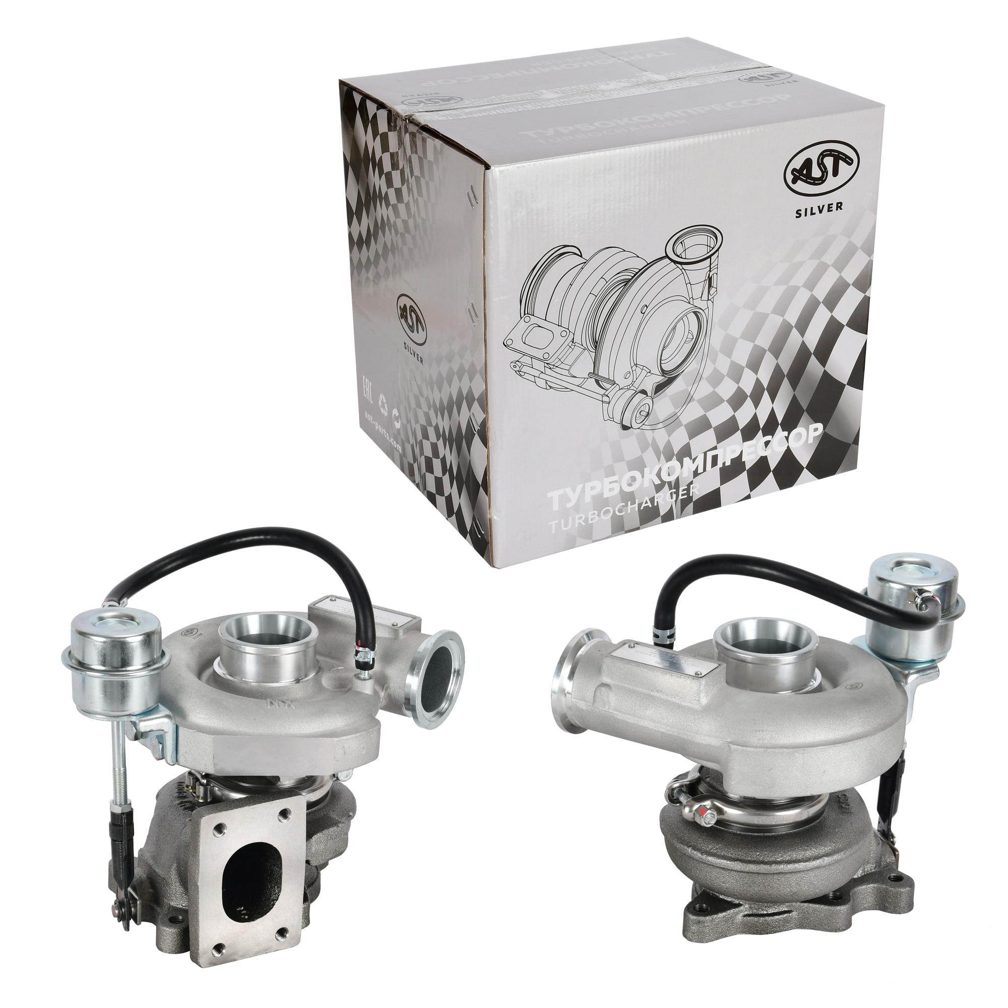 Турбина CUMMINS ISF 3.8L ПЯТЬ ОТВЕРСТИЙ (AST1526/2842804/3774196/3786536/4309105/3767999/3768000/3777895/2836258) AST Silver