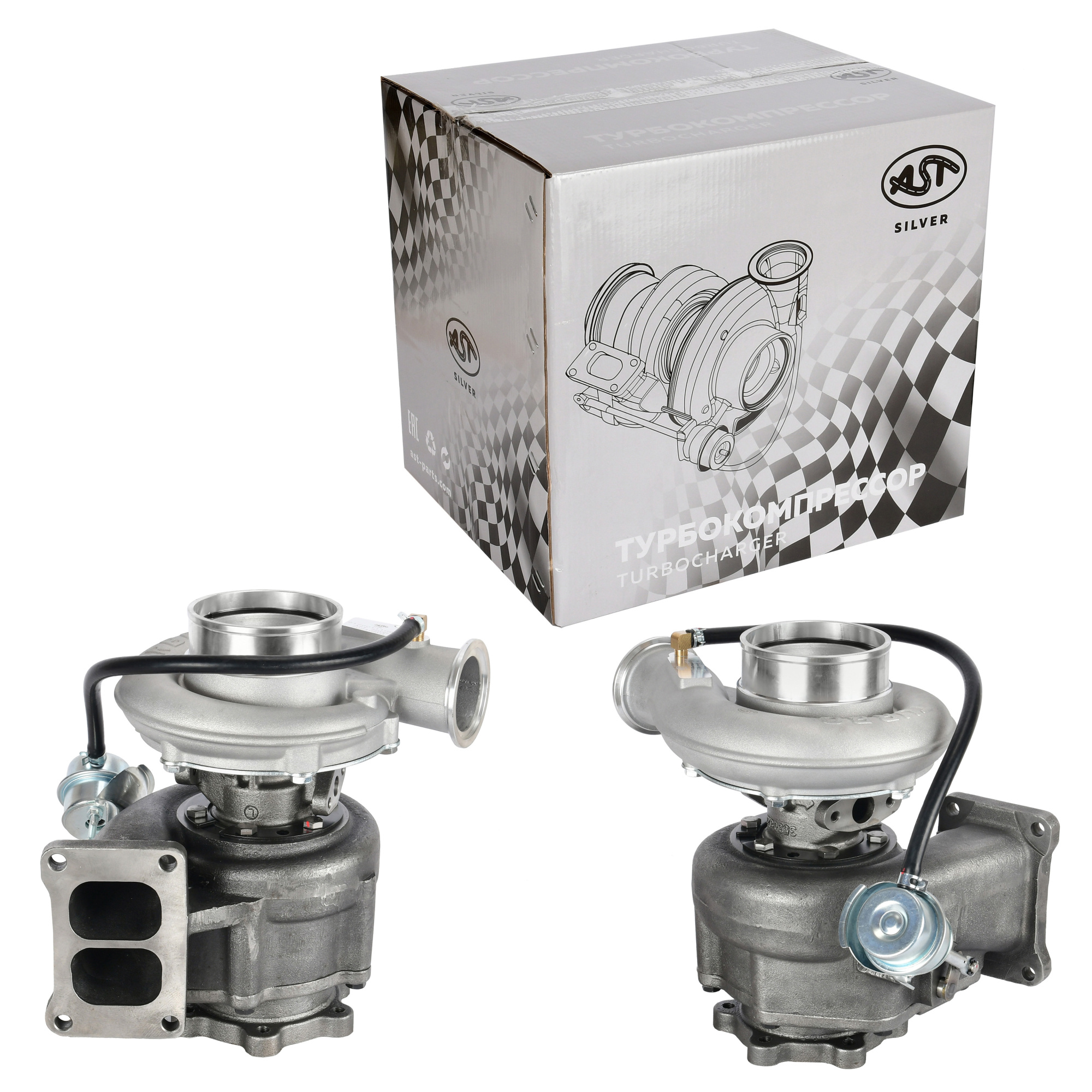 Турбина  WP10 E3 под фланец (AST1502/612601110954) AST Silver