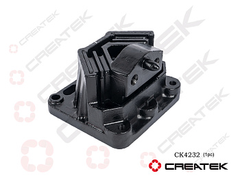 Подушка двигателя задняя в сборе SHAANXI X3000 CREATEK
