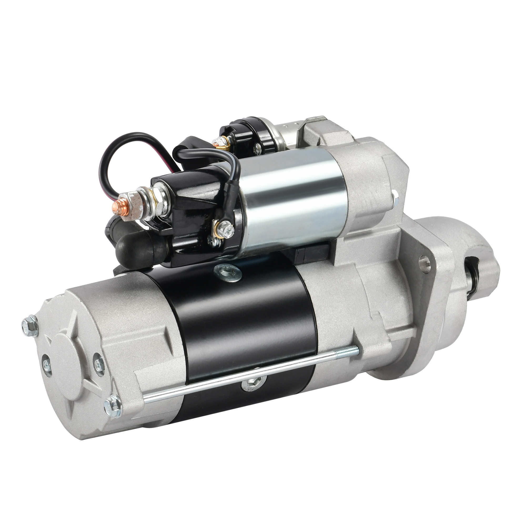 Стартер FOTON PERKINS 10 зуб. 24V 1049A, 1069, 1099, 1138 (AST1399/T63701001) AST Silver