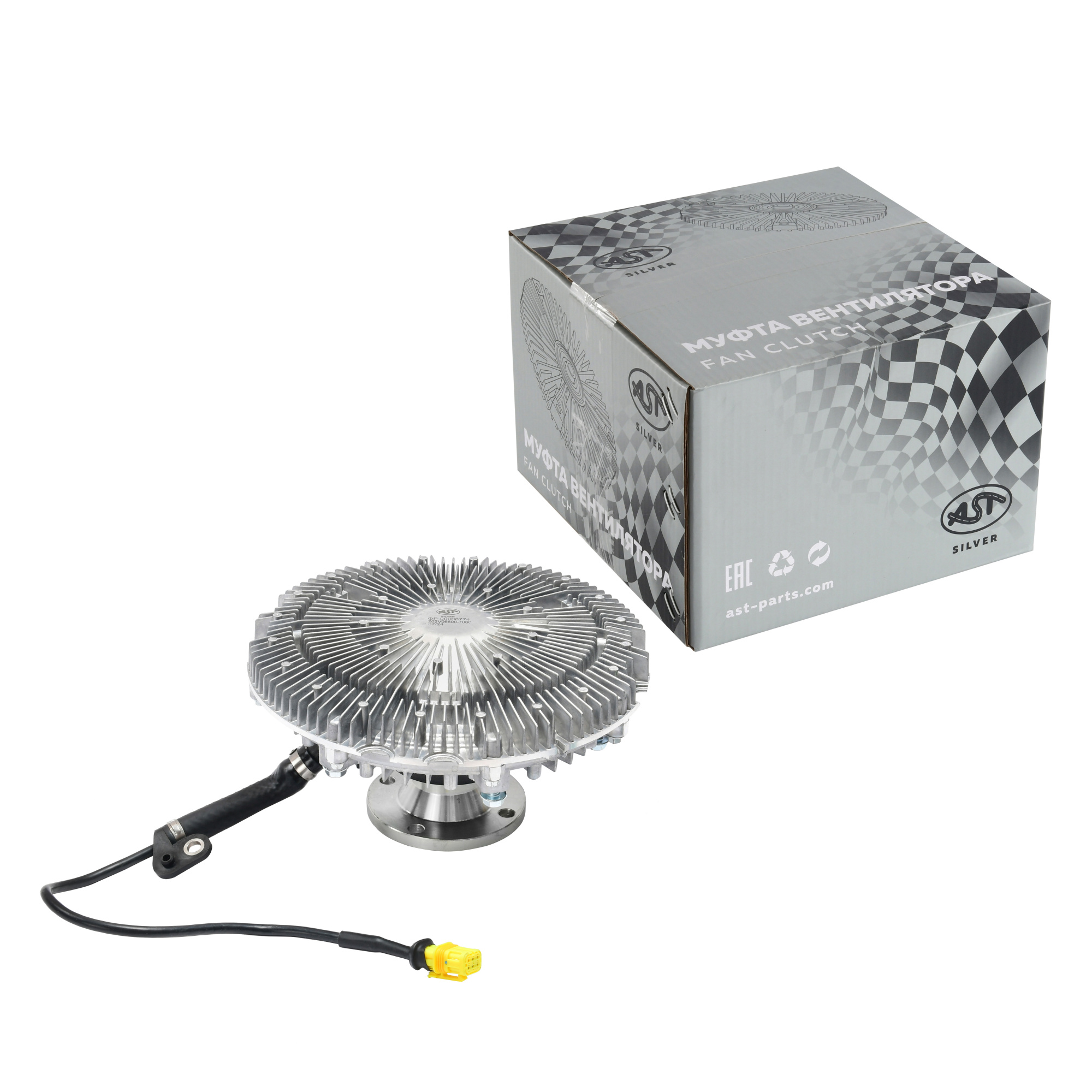 Муфта вентилятора MC11 HOWO SITRAK T5G /MAN электрическая (AST1095/202V06600-7060) OEM AST Silver