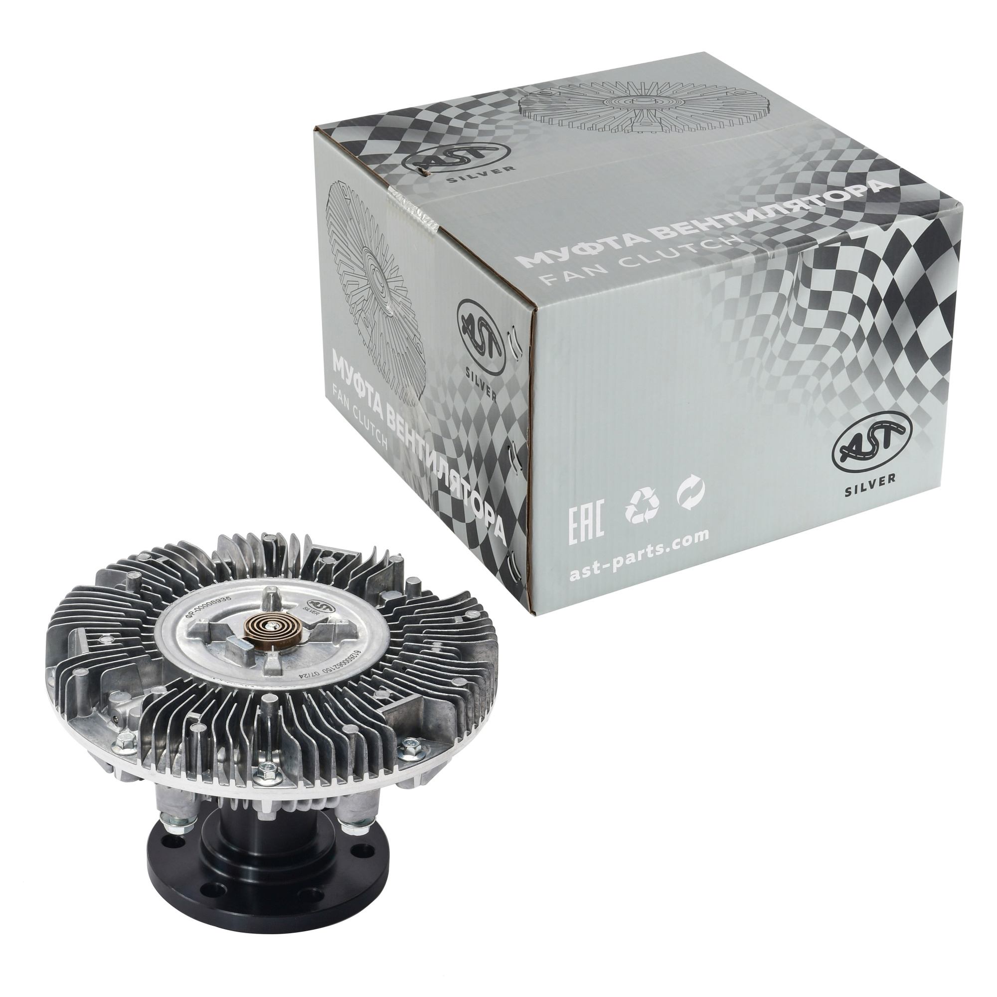 Муфта вентилятора WP12 E5 X3000/F3000 гидравлическая (AST1103/612600062150) OEM AST Silver