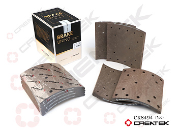 Накладка тормозная задняя 15 отверстий DONG FENG-4251 тягач CREATEK