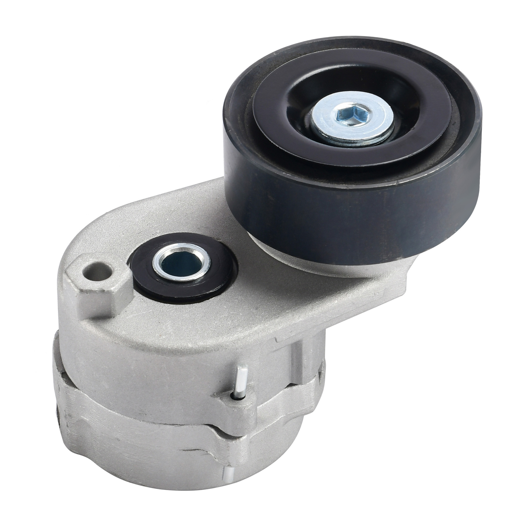 Ролик натяжной WP12/WD12/WD618/WP13 МАЗ/SHAANXI плоский (AST1340/612630060009/612630060847) AST Silver