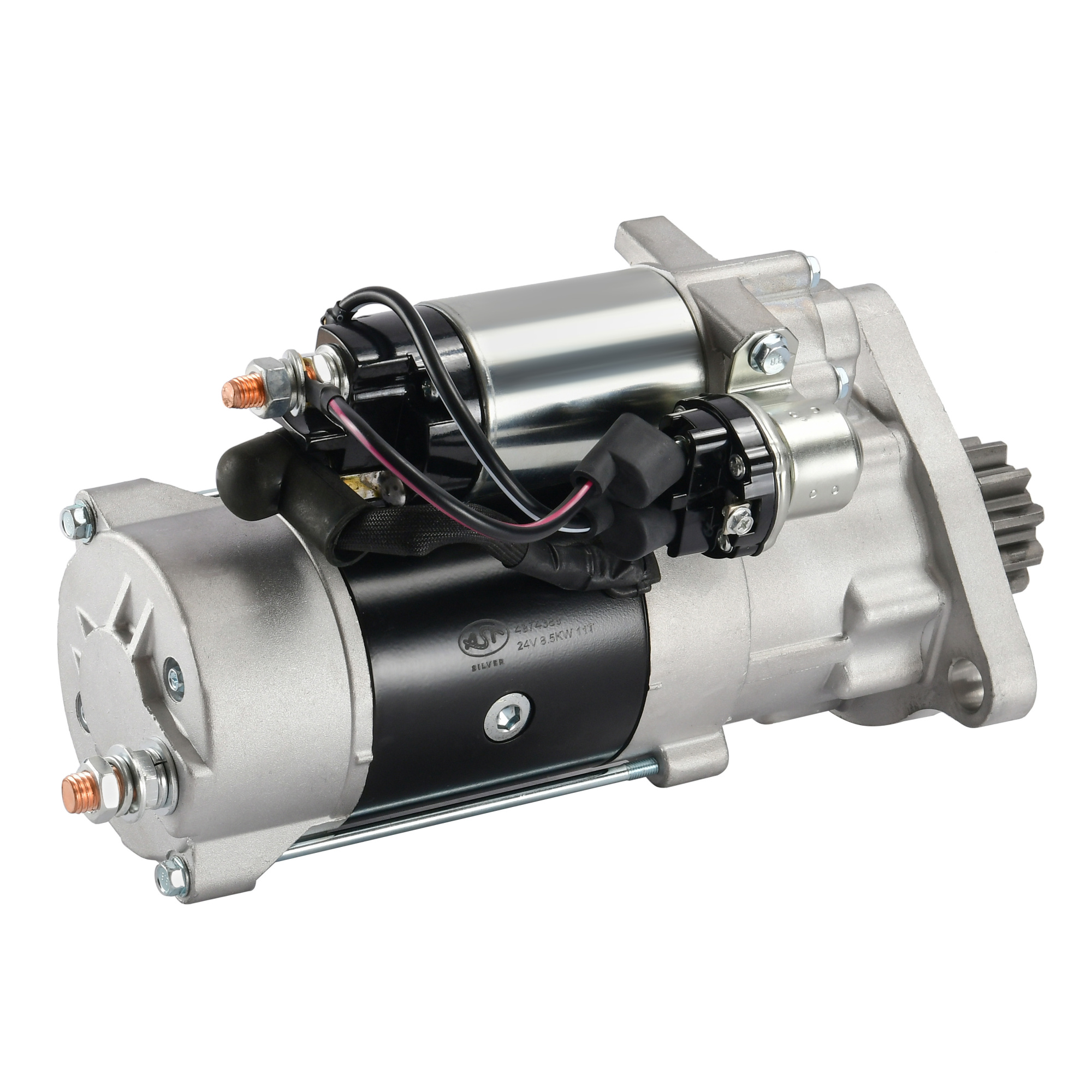 Стартер CUMMINS M11/ ISM/ ISX15  X3000/F3000 (Z=11)(AST1389/5284086/4985441/2871257/3103952/4974389/301892420/3021036) AST Silver
