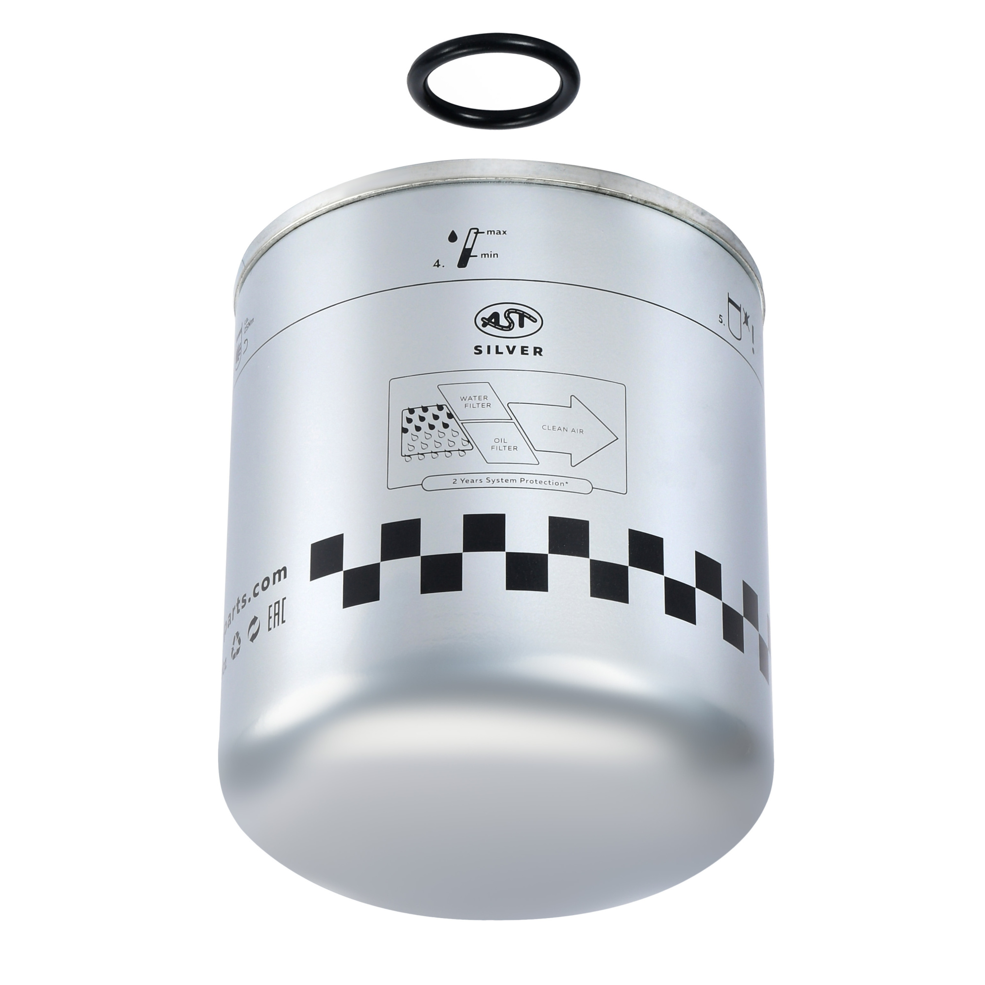 Фильтр осушителя M39x1,5 с маслоотделением (AST1567/SAD-3588201/4324102232) AST Silver