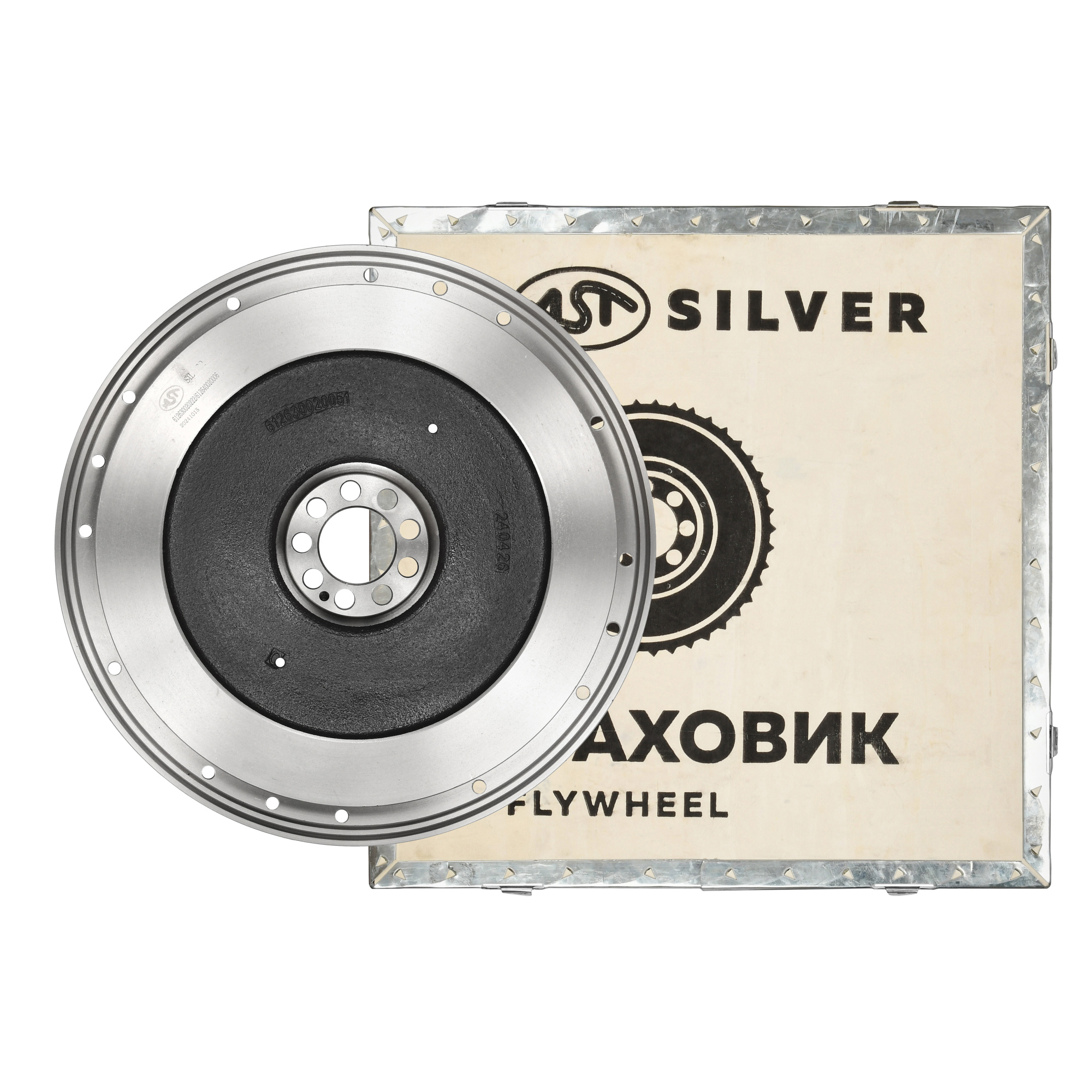Маховик WP12 с венцом (AST1076/612640020006/1000709373/612630020222/-0006/-0051/-0030)  AST Silver