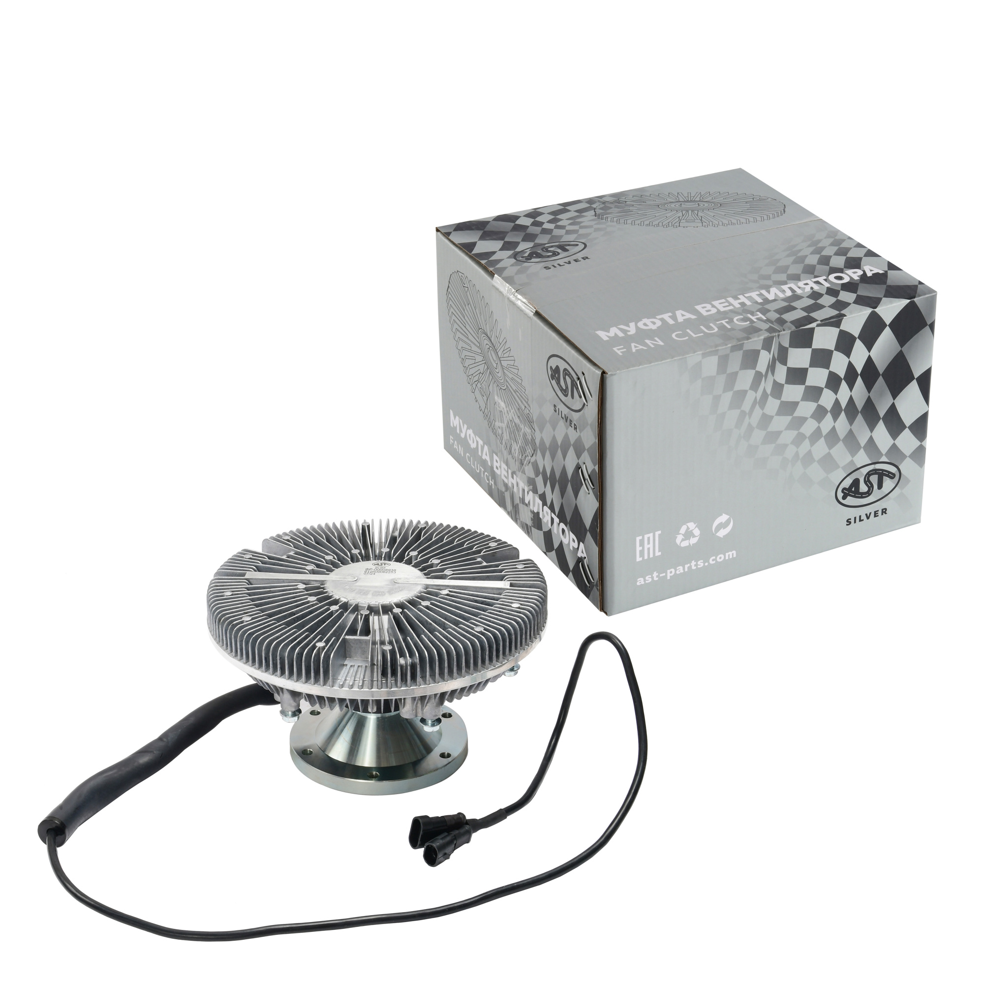 Муфта вентилятора WP12/WP13 электрическая  (AST1108/612600062253) OEM AST Silver