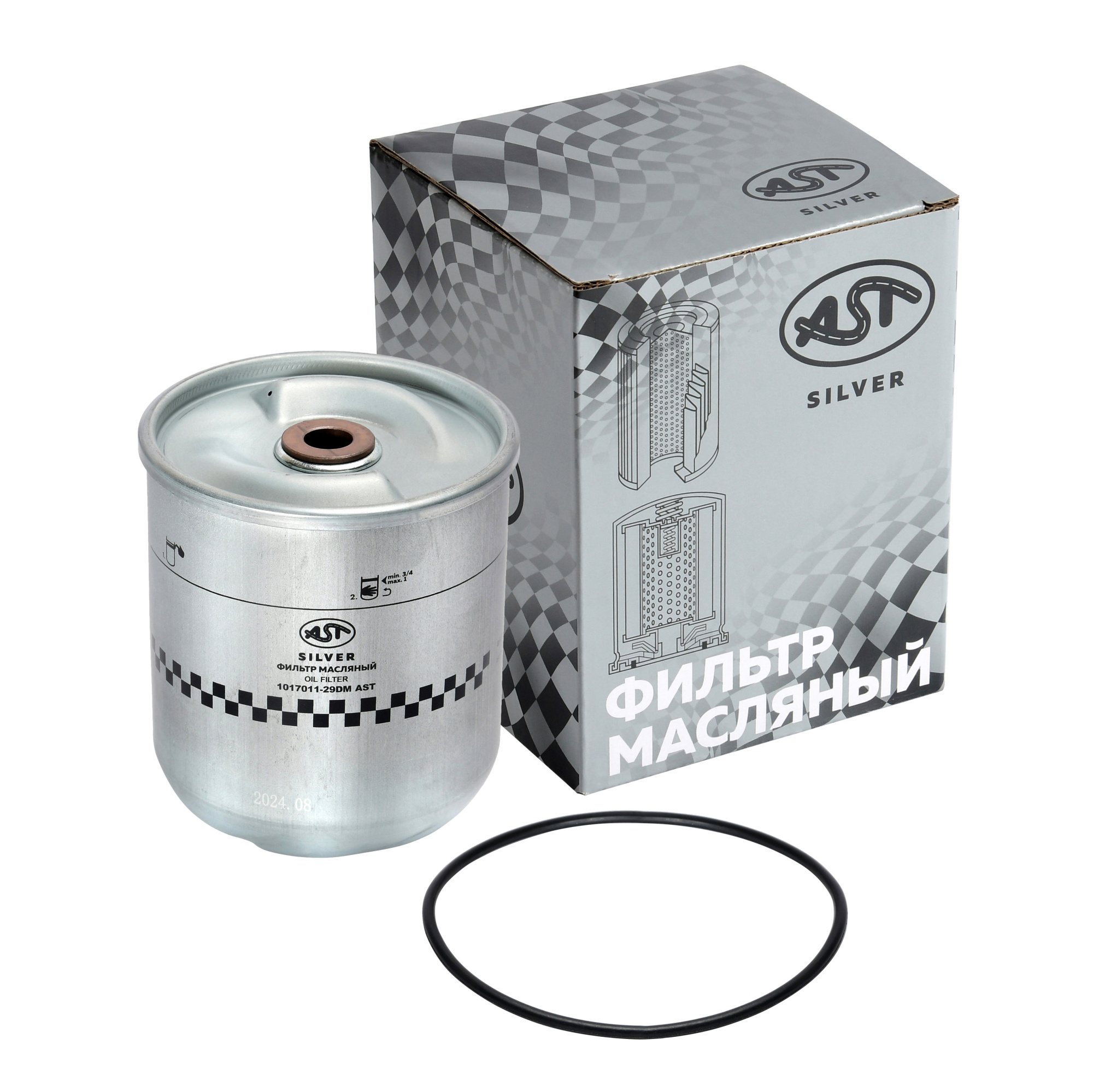Фильтр масляный FAW J5/J6/J7 центробежный (AST1629/1017015-29DM/1017011-29DM) AST Silver