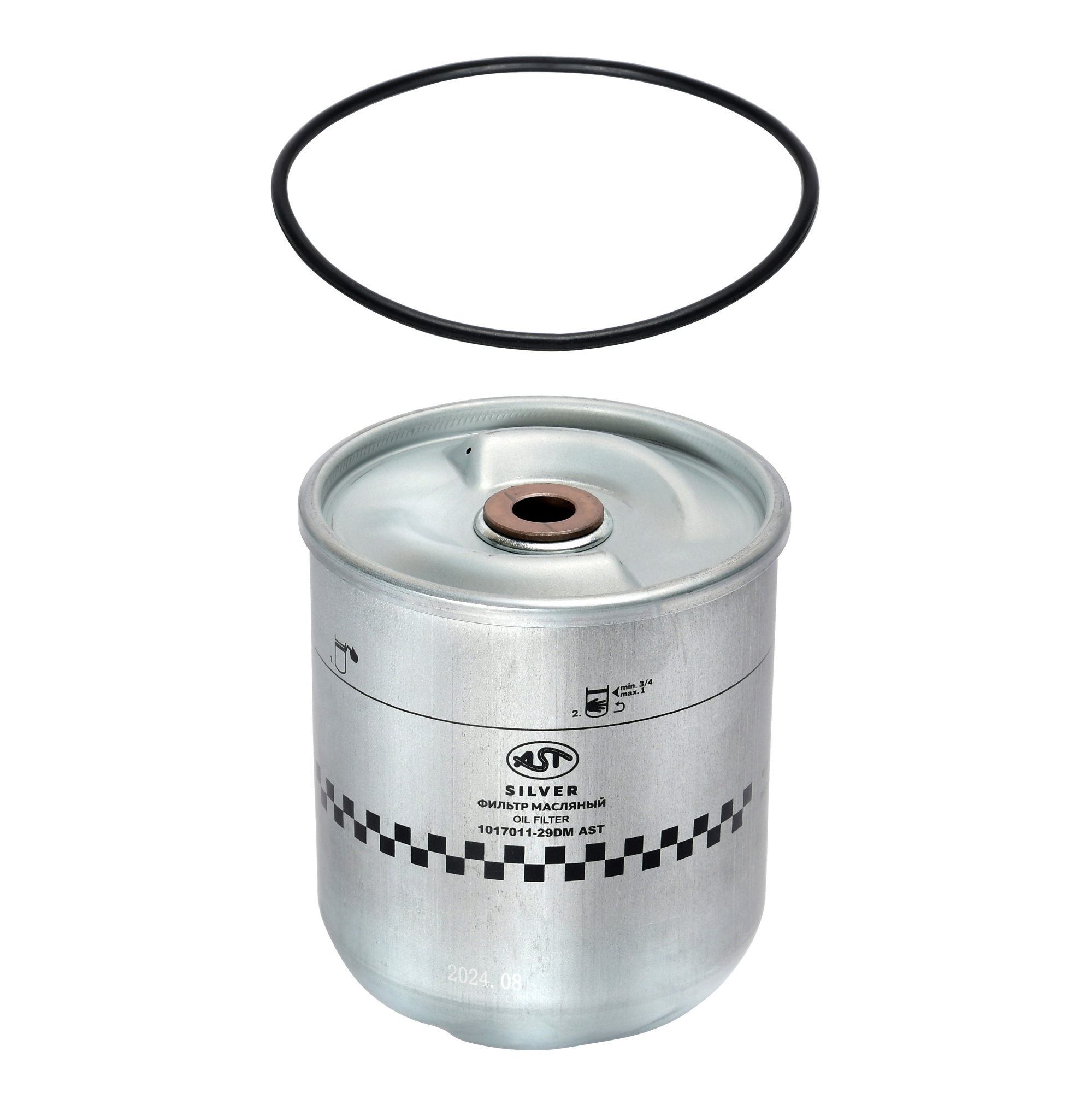 Фильтр масляный FAW J5/J6/J7 центробежный (AST1629/1017015-29DM/1017011-29DM) AST Silver