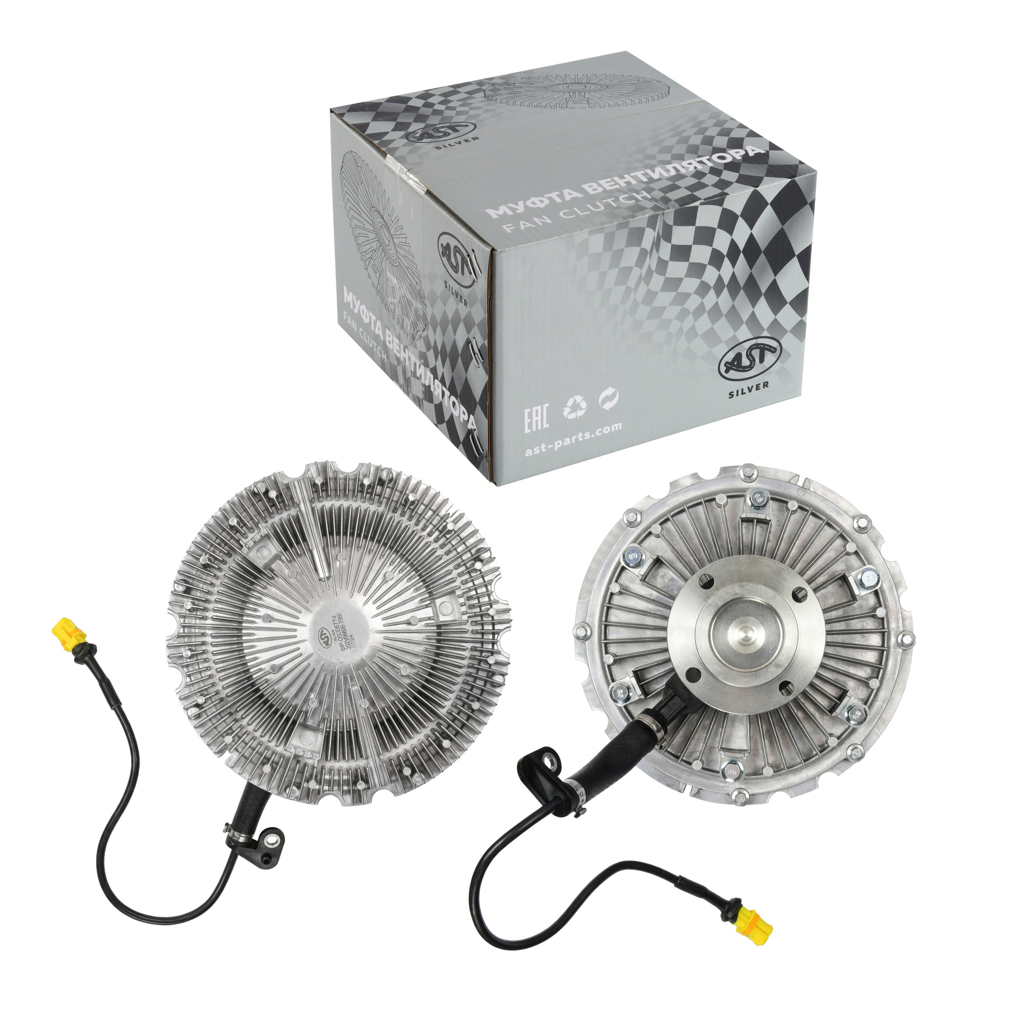 Муфта вентилятора MC11 HOWO SITRAK T5G /MAN электрическая (AST1095/202V06600-7060) OEM AST Silver
