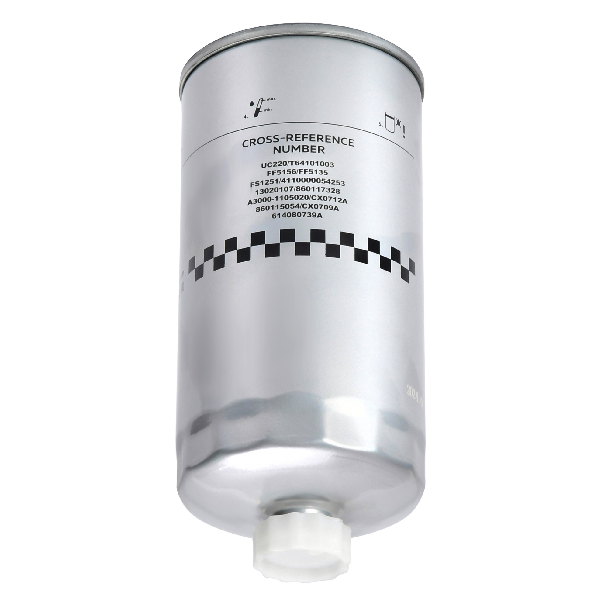 Фильтр топливный UC220 (AST1677/T64101003/FF5156/FF5135/FS1251/4110000054253/13020107/860117328/A3000-1105020/CX0712A/860115054/CX0709A) AST Silver