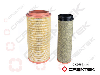 Фильтр воздушный K2652 Howo Sitrak Т5G CREATEK