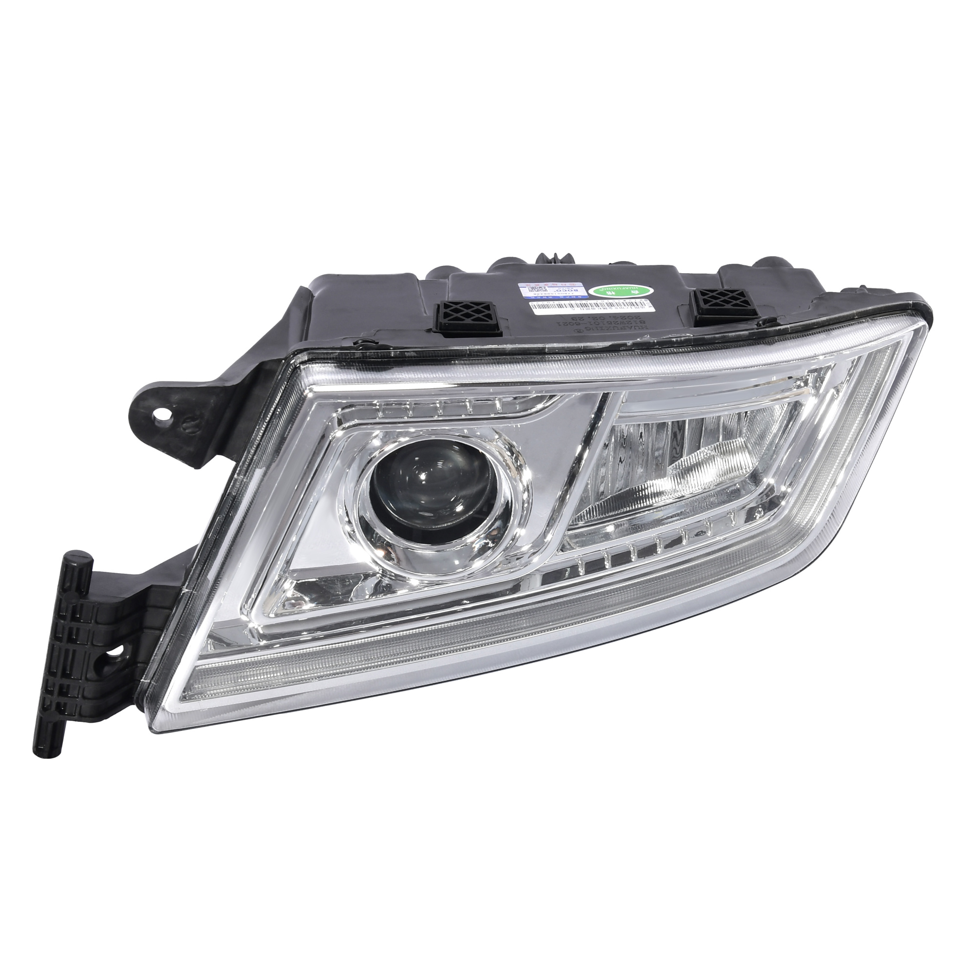 Фара HOWO C7H/G7S/G9H/MAN (эл.корректор) левая FULL LED (AST1565/AZ962272000010/812W25101-6021) OEM AST Silver