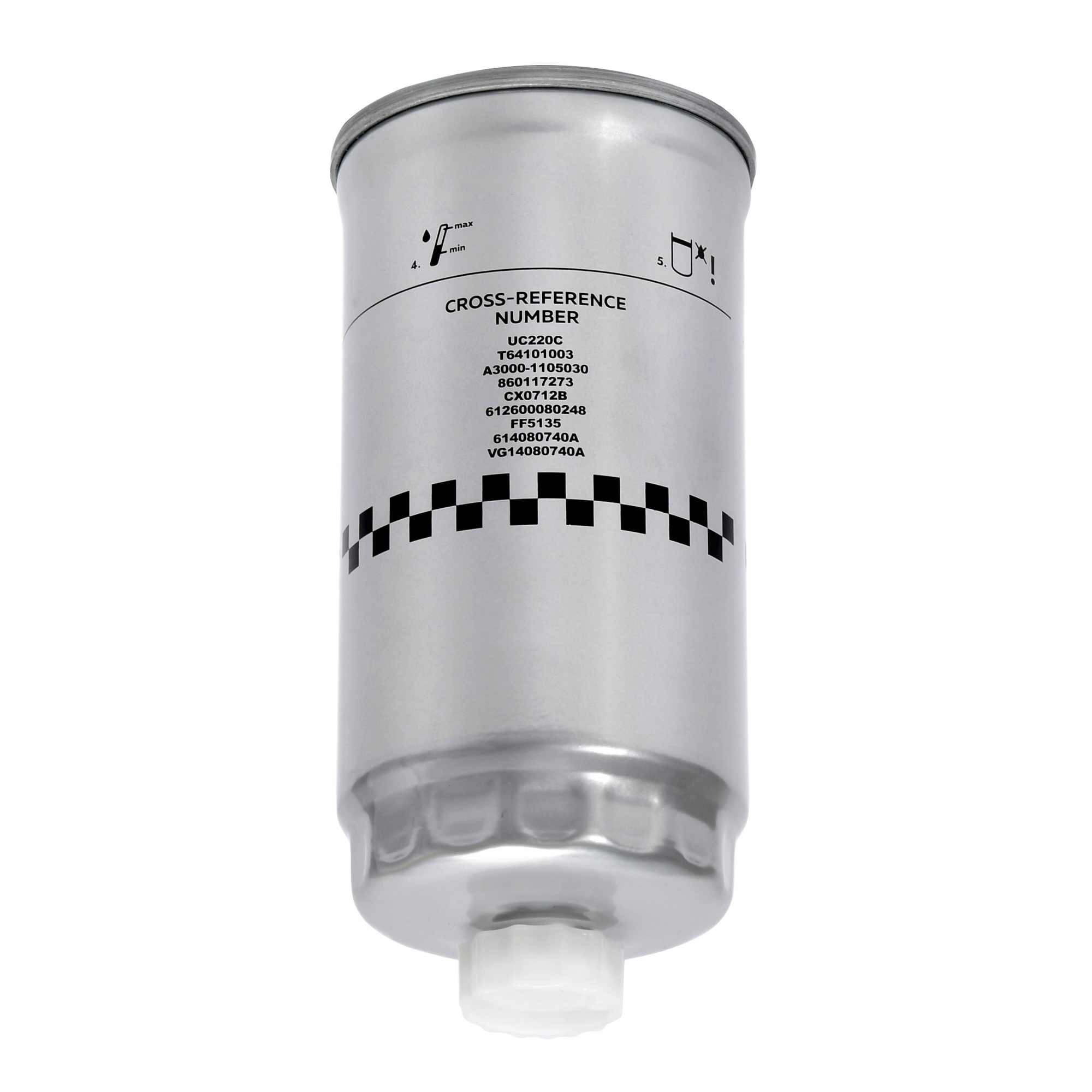 Фильтр топливный UC220C (AST1680/T64101003/A3000-1105030/860117273/CX0712B/612600080248/FF5135/614080740A/VG14080740A) AST Silver