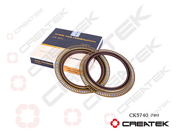 Сальник задней ступицы 145x175/205х9/14 с кольцом ABS Shaanxi F3000 CREATEK