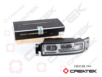 Фара противотуманная левая (ДХО LED) HOWO SITRAK -C7H/G7 CREATEK