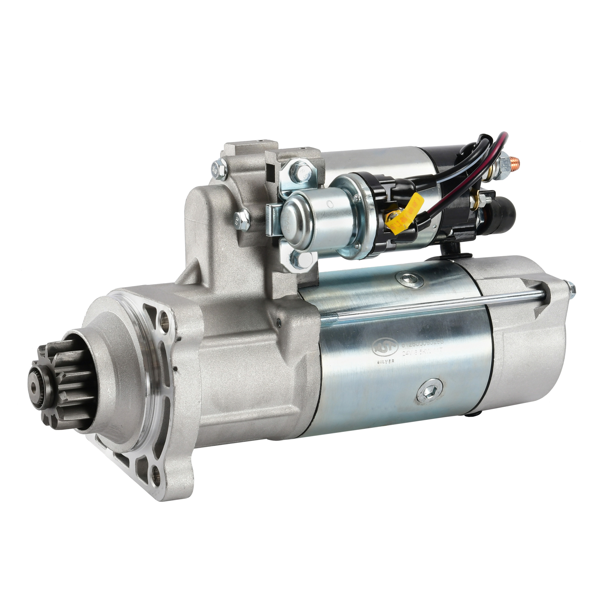 Стартер WP10/WD61509QD 11 зуб. (AST1413/3708-00330/0001261052/612600091076/612600090561/612600090293/612600090409) AST Silver