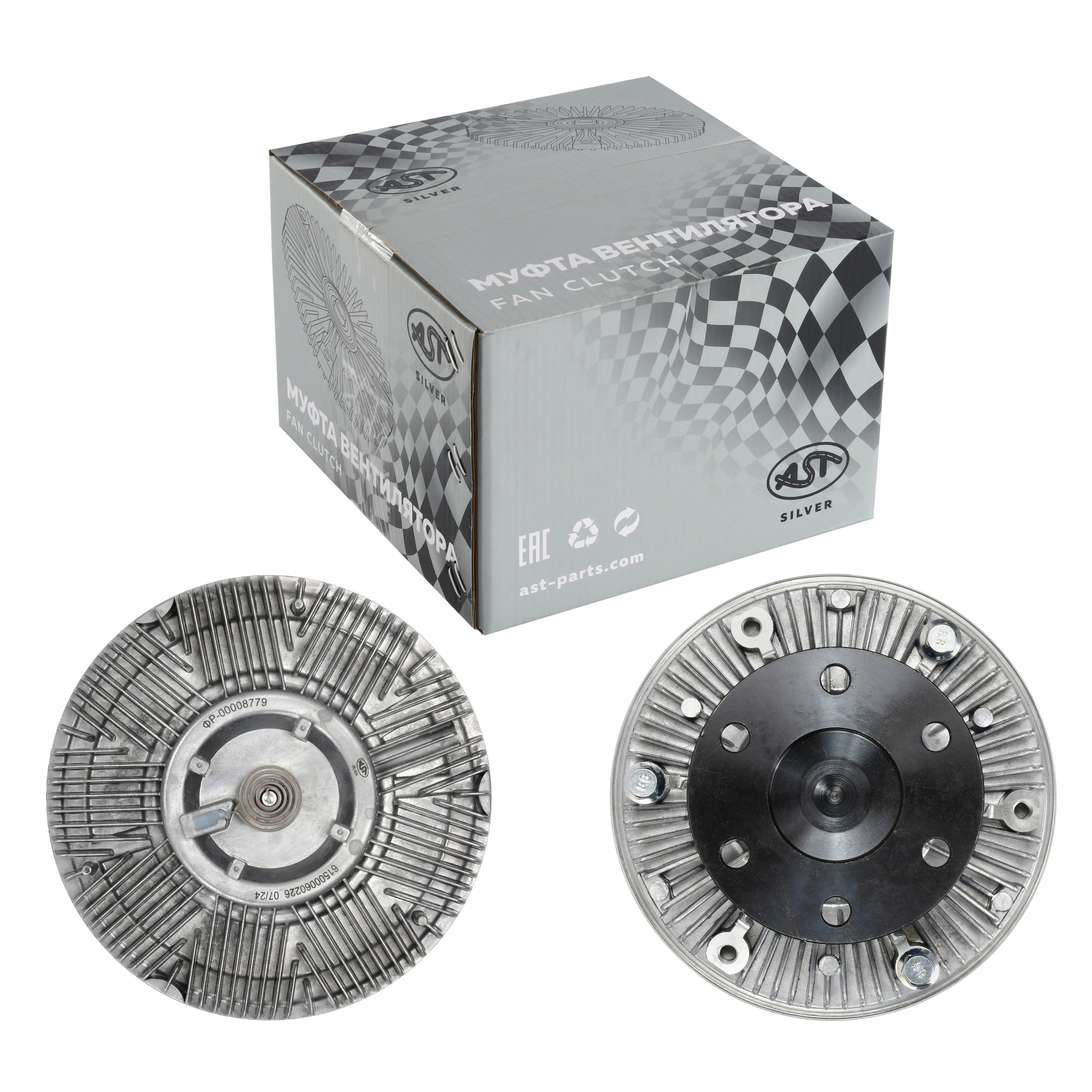Муфта вентилятора WD615/WP10 гидравлическая (AST1099/61500060226) OEM AST Silver